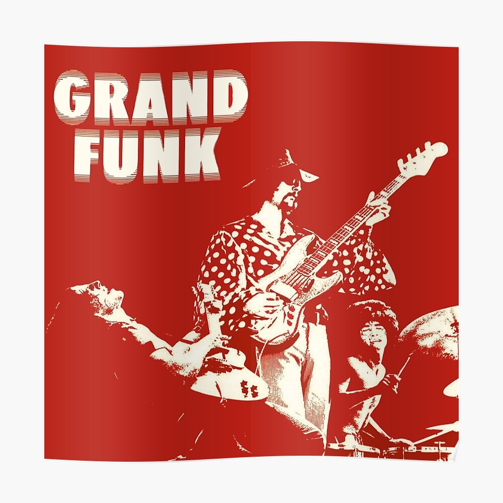 1000x1000 Grand Funk Railroad. Sticker, Phone