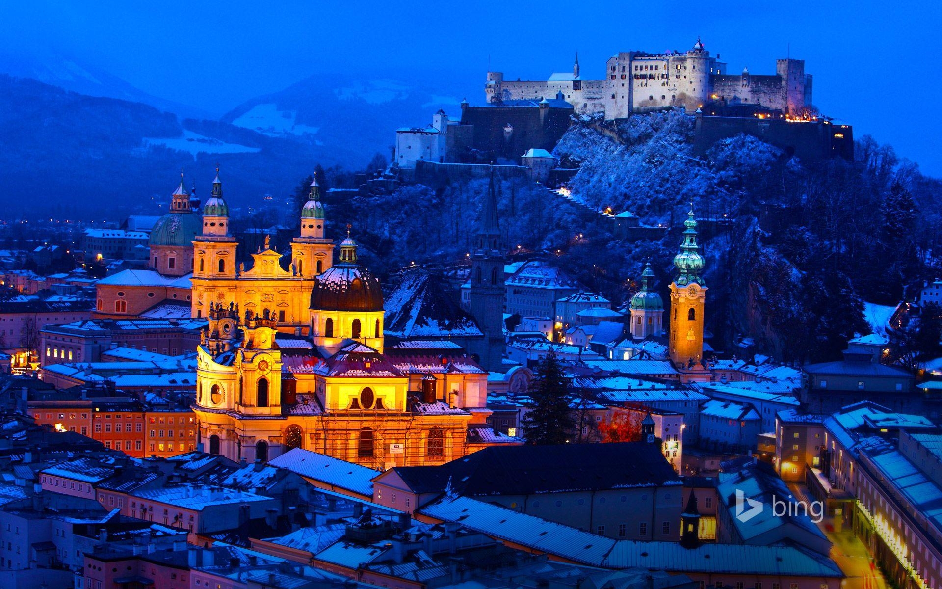 1920x1200 Old Town In Salzburg, Austria (© Jochen Tack Age Fotostock), Desktop