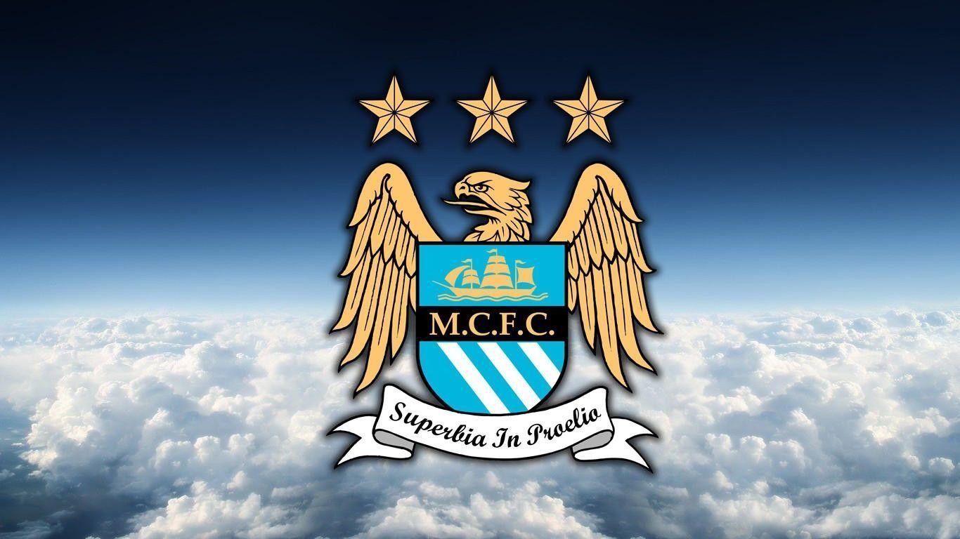 1370x770 Manchester City Logo Wallpaper Download for Free, Desktop