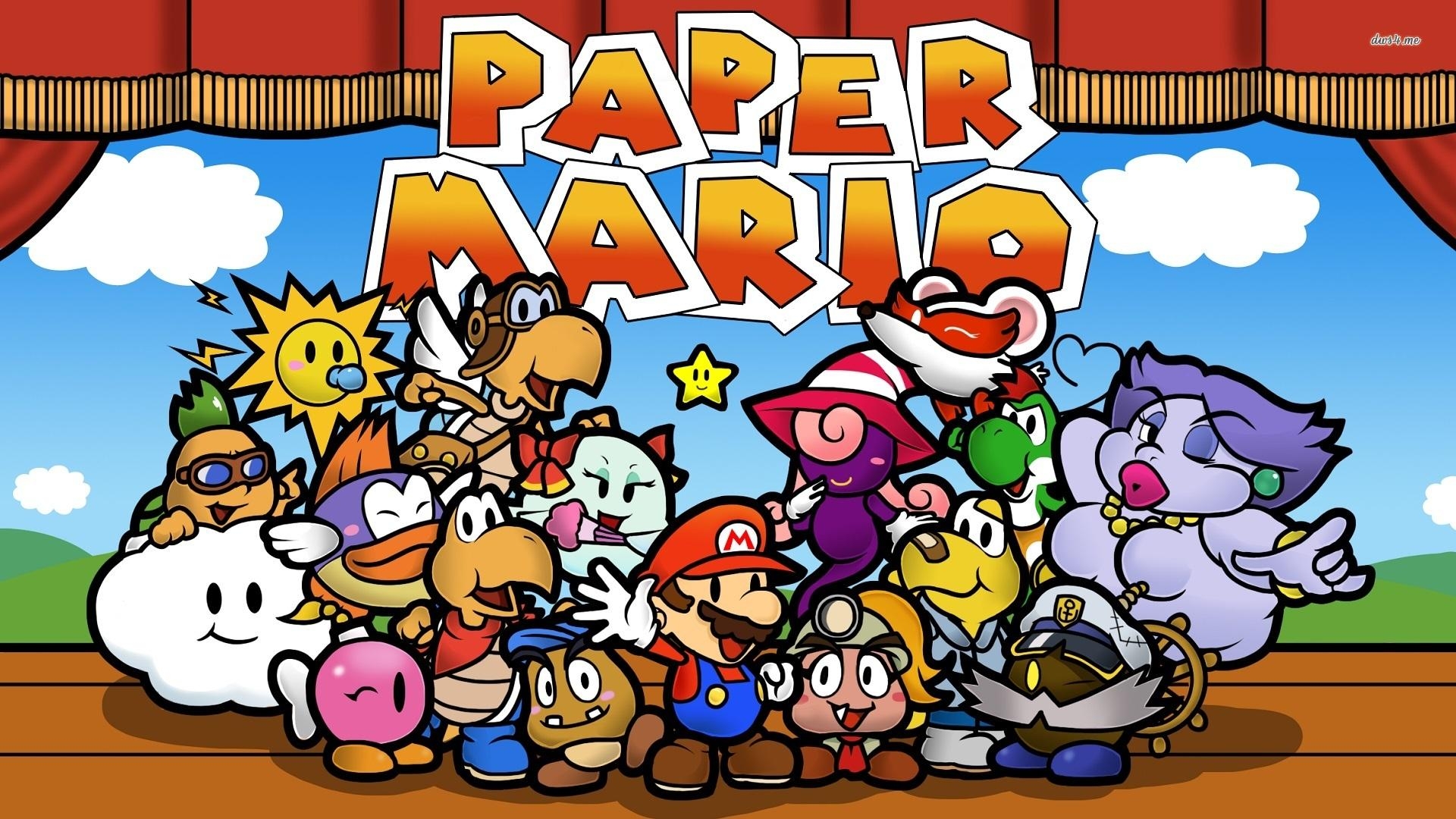 1920x1080 Paper Mario characters wallpaper wallpaper, Desktop