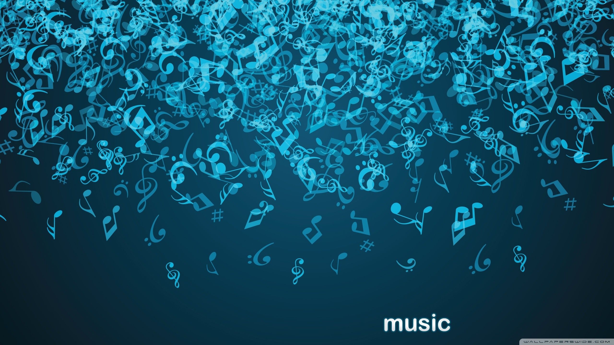 2560x1440 Music Note Wallpaper, Desktop