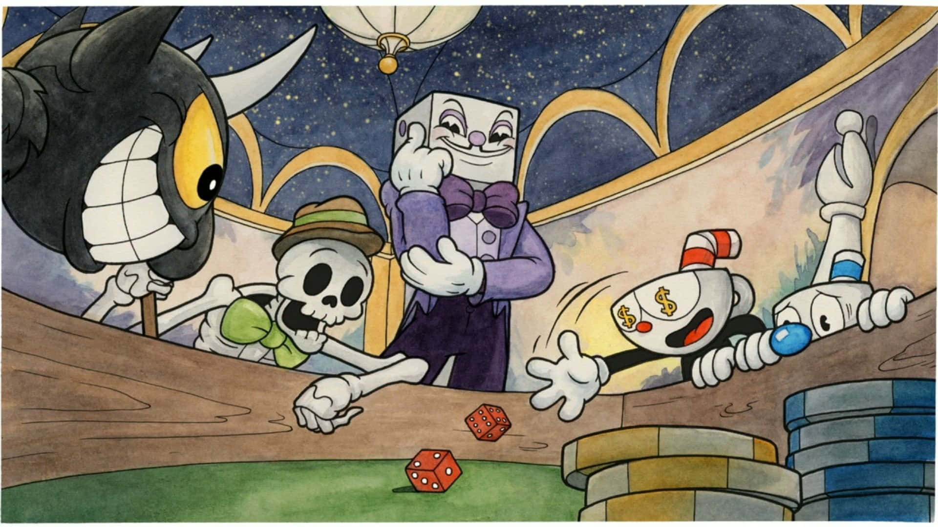 1920x1080 Download Take on the Delicious Dungeon in Cuphead, Desktop