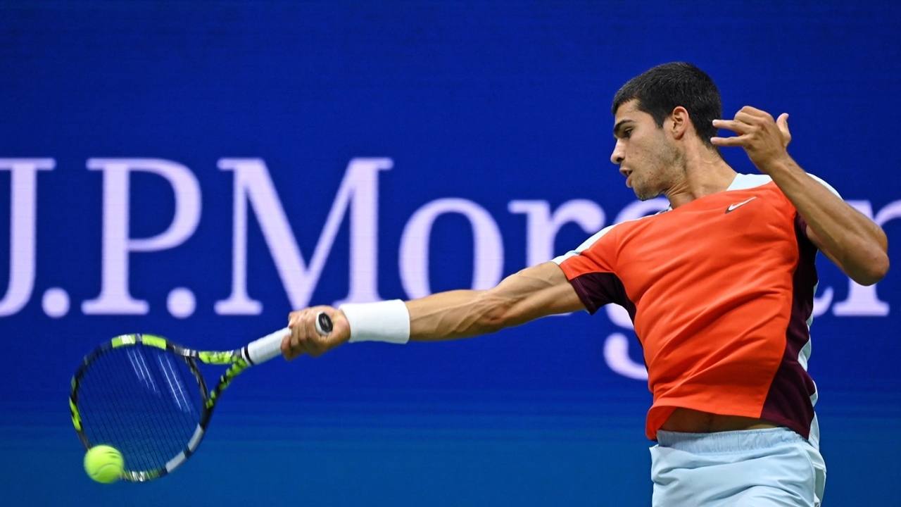 1280x720 Photos: Carlos Alcaraz vs. Marin Cilic, 2022 US Open fourth round Site of the 2022 US Open Tennis Championships USTA Event, Desktop