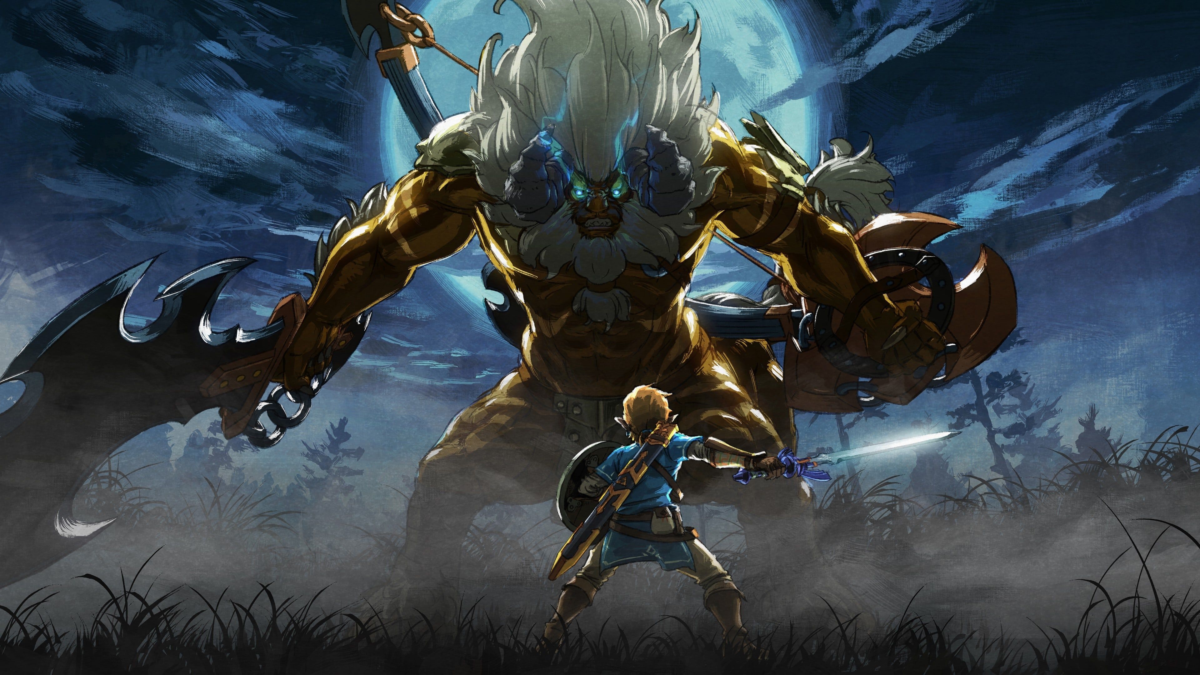 3840x2160 Master trials legend zelda breath wild game Wallpaper, Desktop