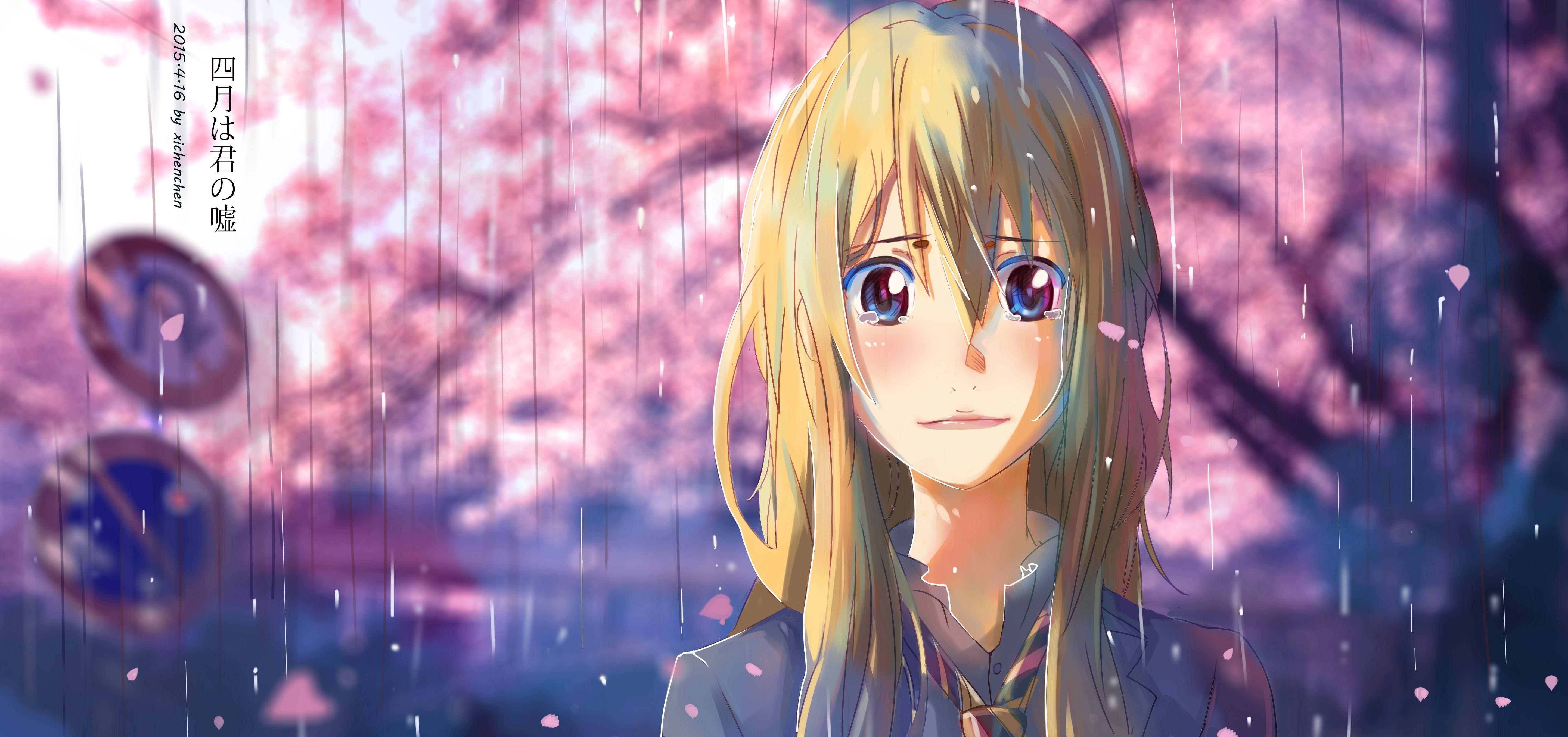 5770x2720 Your Lie In April HD Wallpaper. Background, Dual Screen