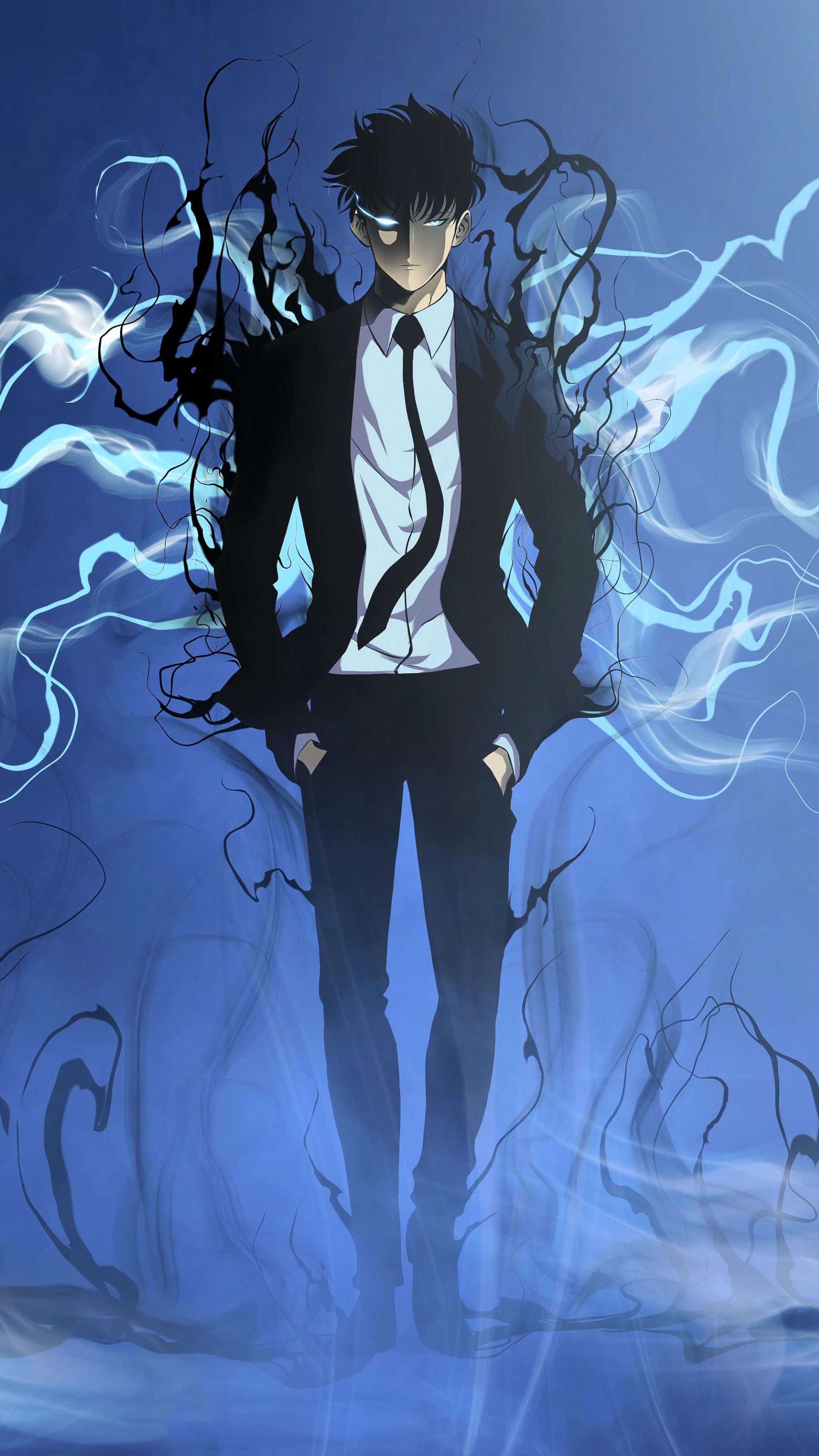 2160x3840 Anime, Solo Leveling, Sung Jin Woo, Phone