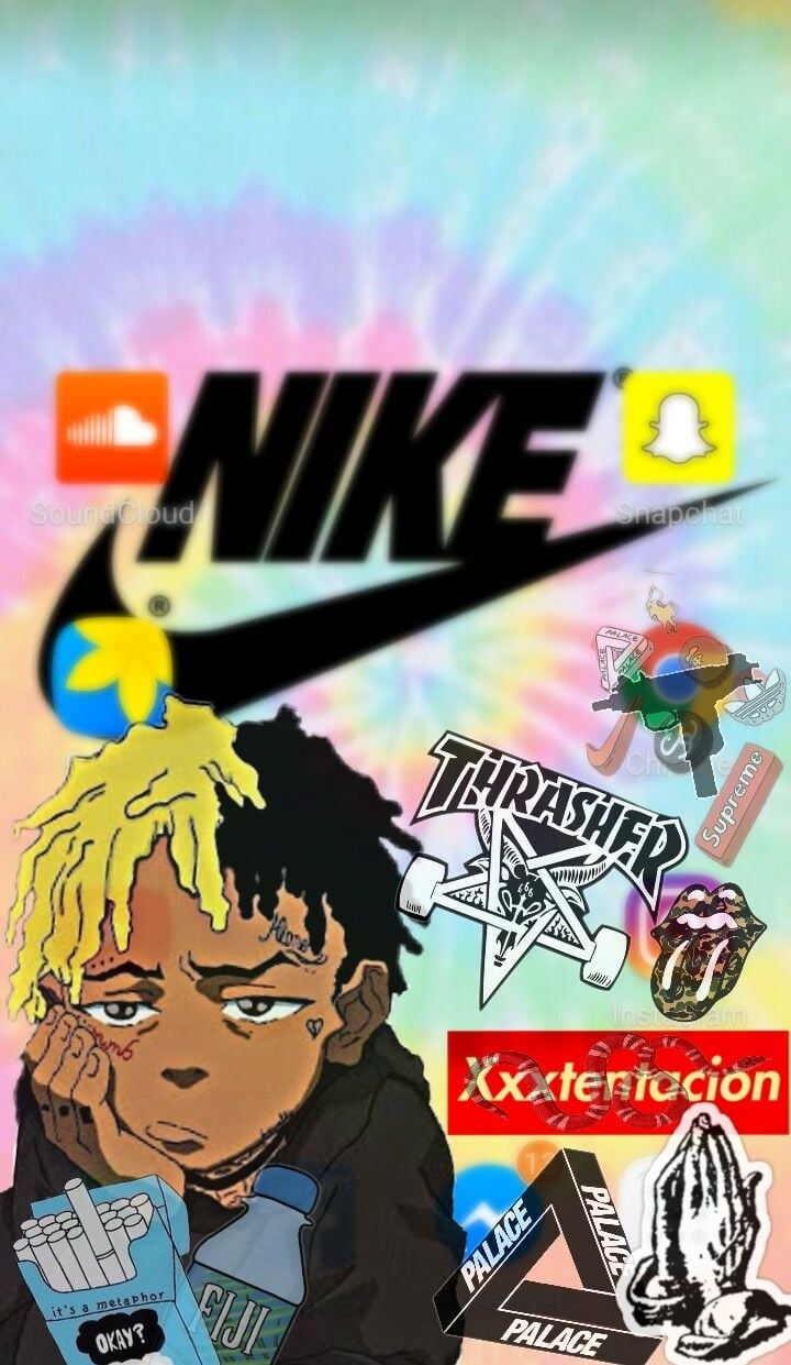 720x1250 XXXTentacion #wave Gang #nike #wallpaper #rare #adidas Gucci Nike Adidas, Phone