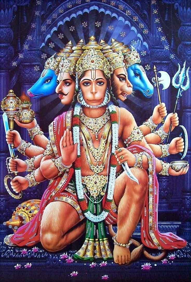 740x1090 Panchmukhi Hanuman. Hanuman wallpaper, Hanuman image, Hanuman, Phone