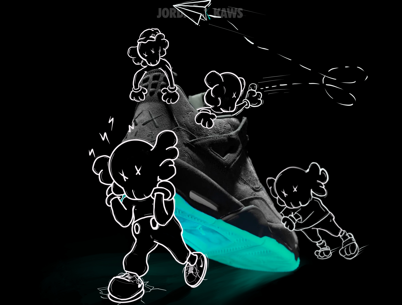 1580x1200 Jordan 4 X Kaws !!!, Desktop