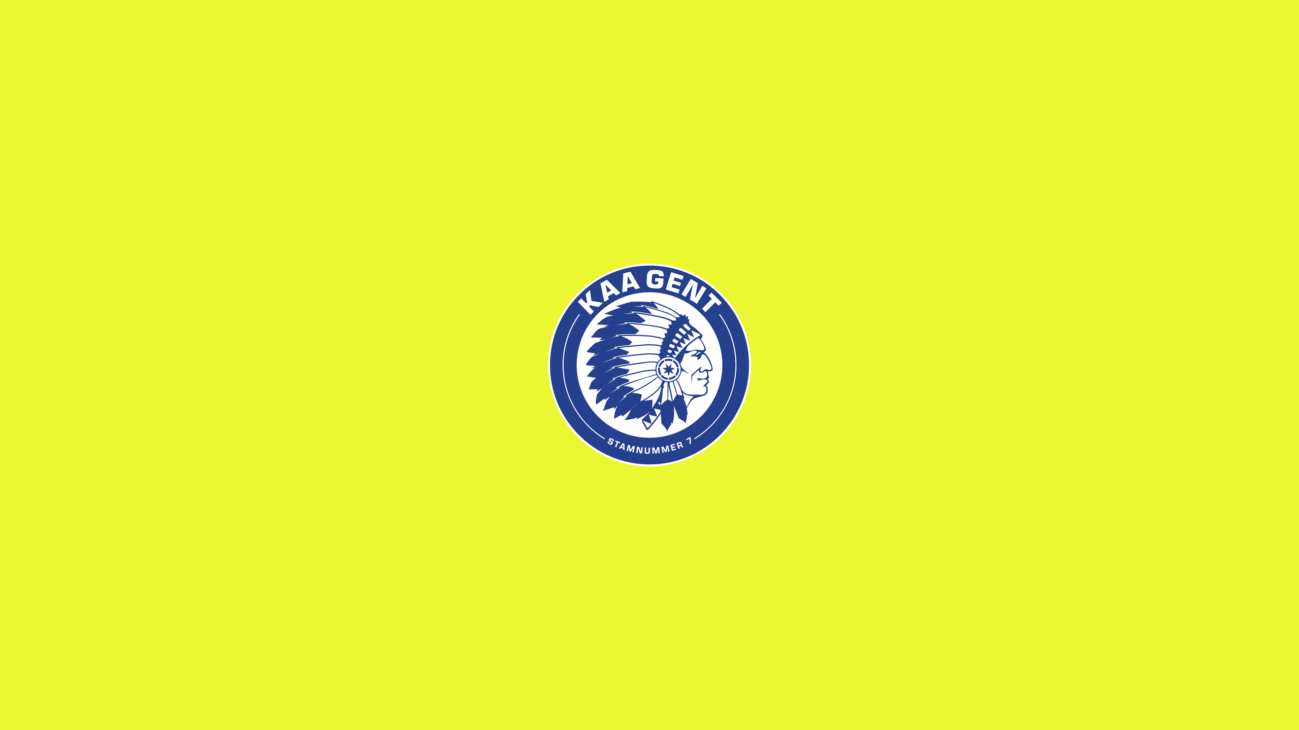 2560x1440 Emblem Logo Soccer K.A.A. Gent Sports, Desktop