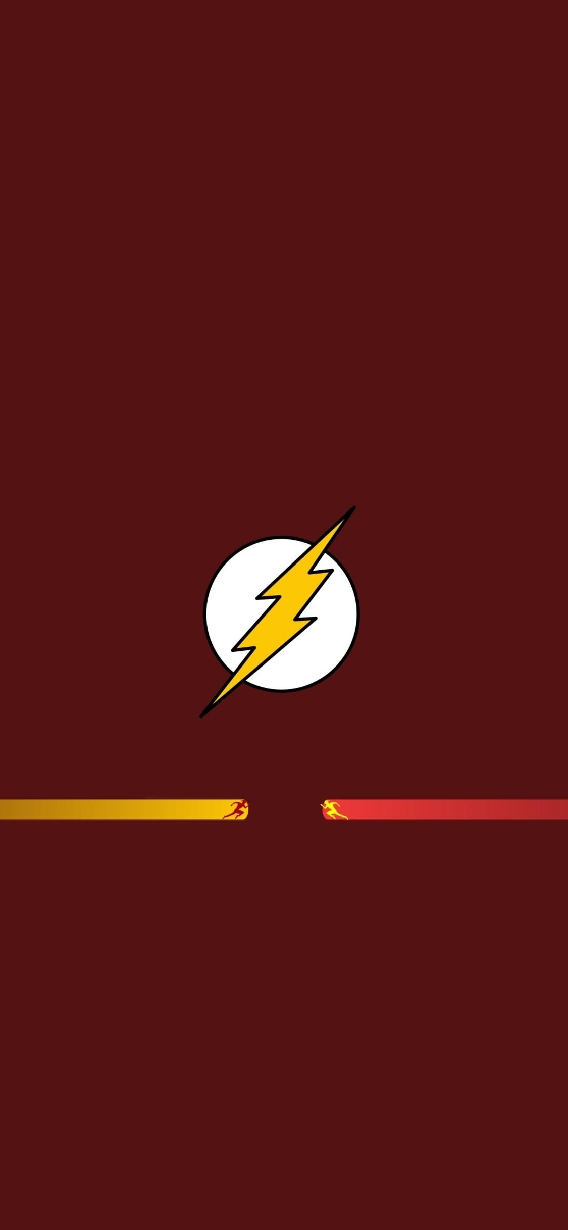 1130x2440 The Flash And Reverse Flash Minimalism iPhone XS, Phone