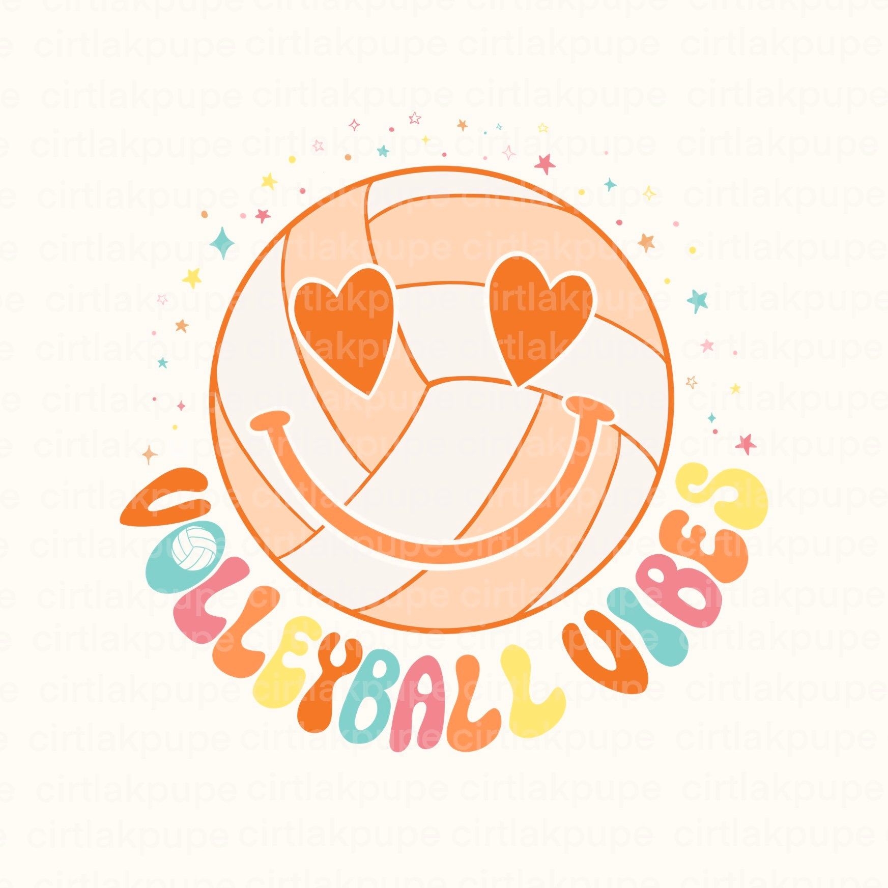 1750x1750 Png Svg, Groovy Girl Volleyball Vibes, Phone