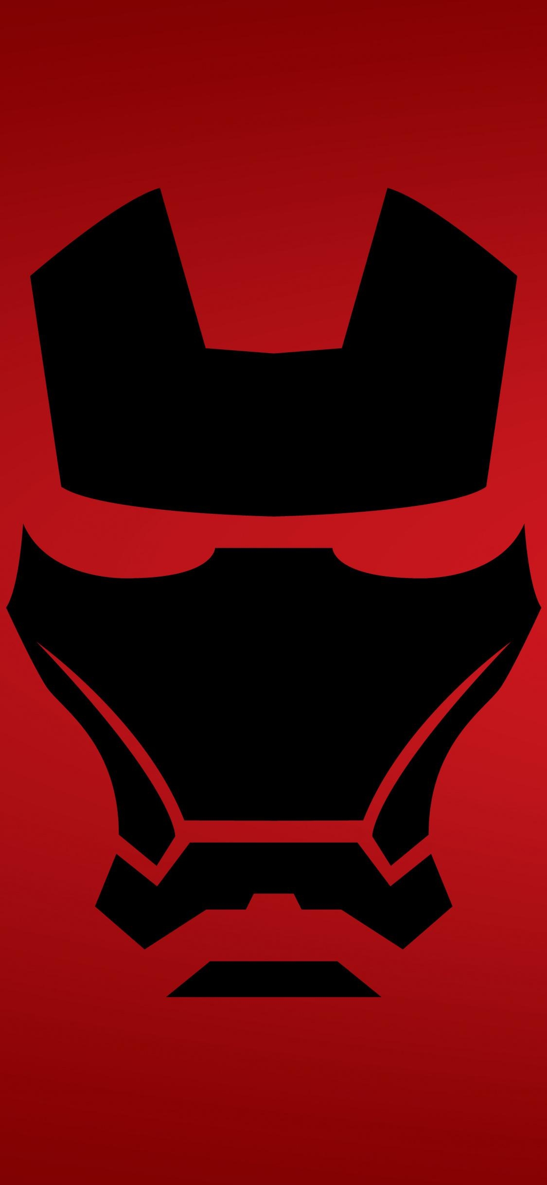 1130x2440 Free download Download  wallpaper iron man mask dark, Phone