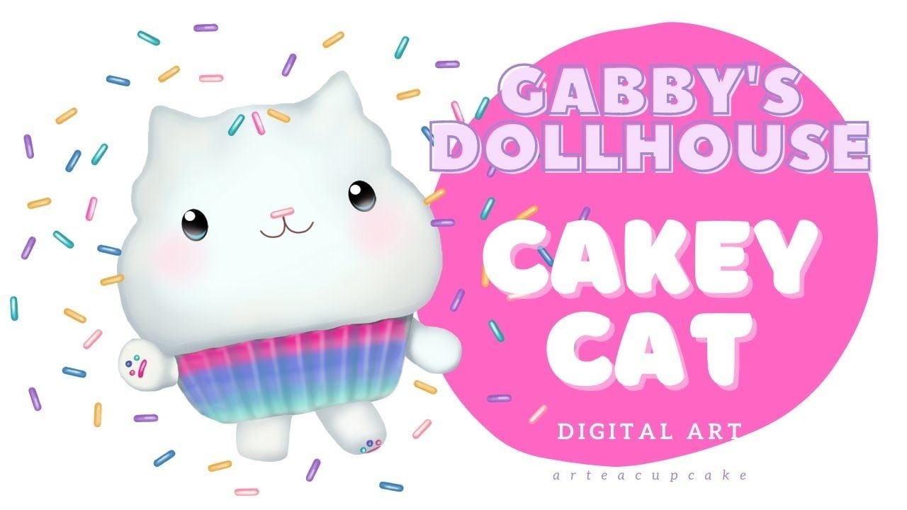 1280x720 Gabby's Dollhouse Catnip Digital Art for Beginners, Desktop