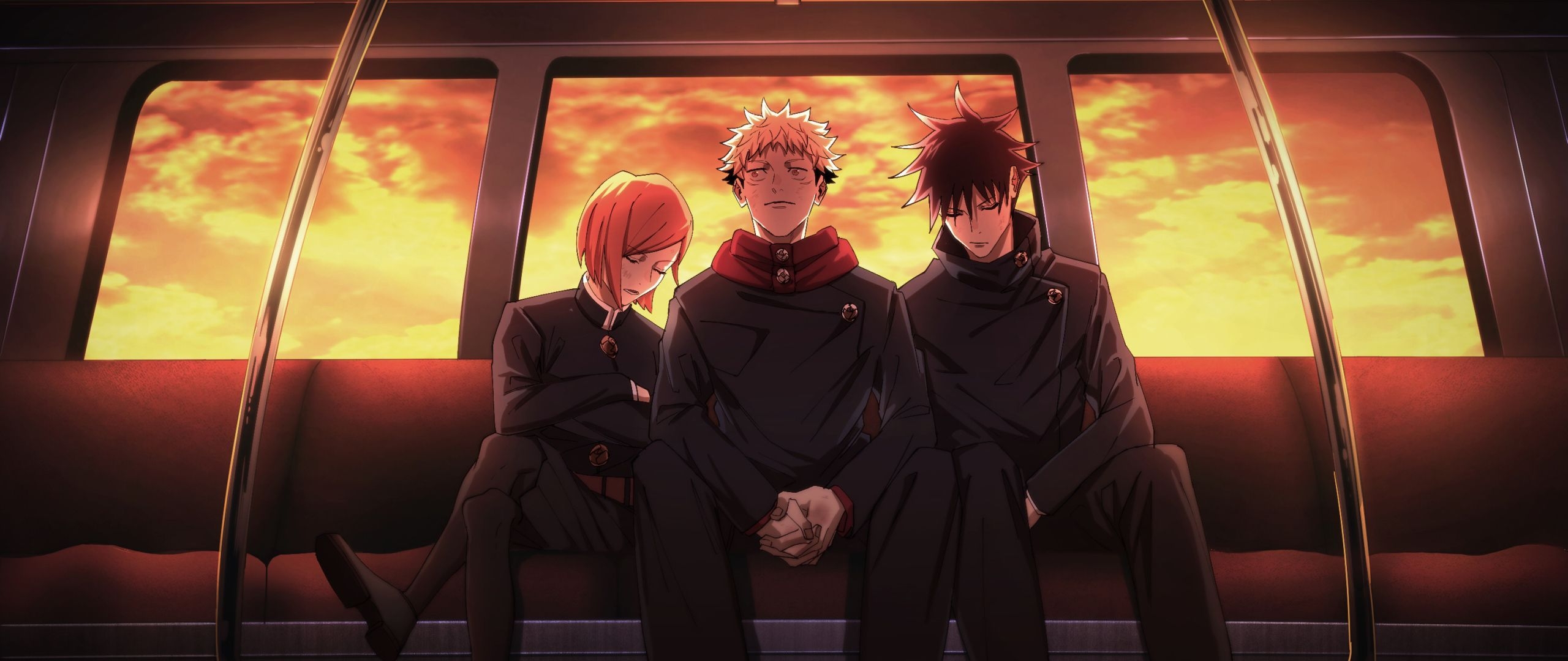 2560x1080 Resolution Jujutsu Kaisen Characters  Resolution Wallpaper Den. Lukisan jepang, Lukisan, Jepang, Dual Screen