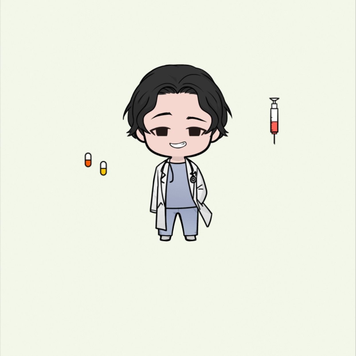 1250x1250 Doctor surgeon doll cute kawaii wallpaper oppa doll korean boy, Phone