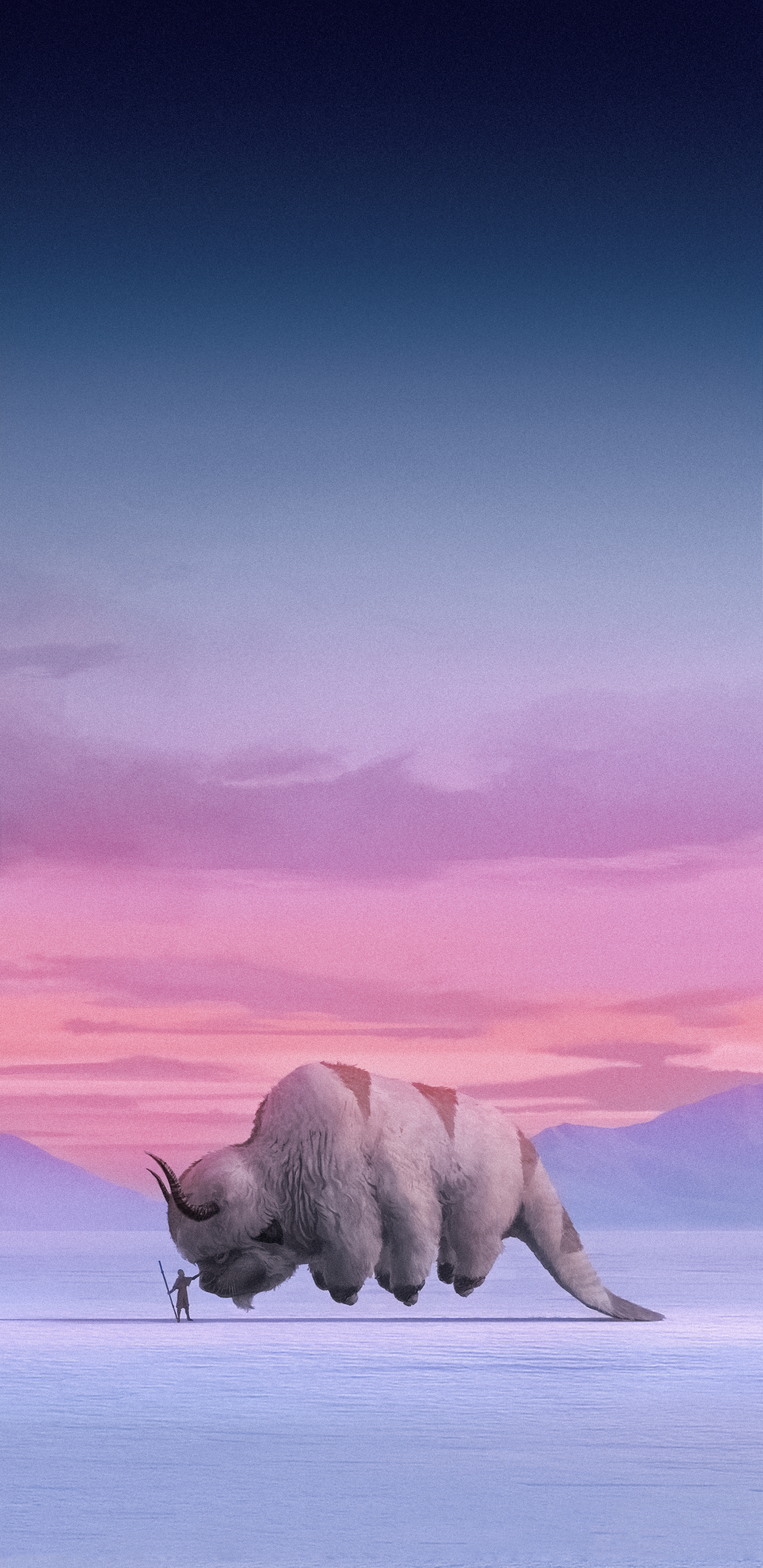 1440x2960 i edited this wallpaper with appa and aang in photohop, Phone