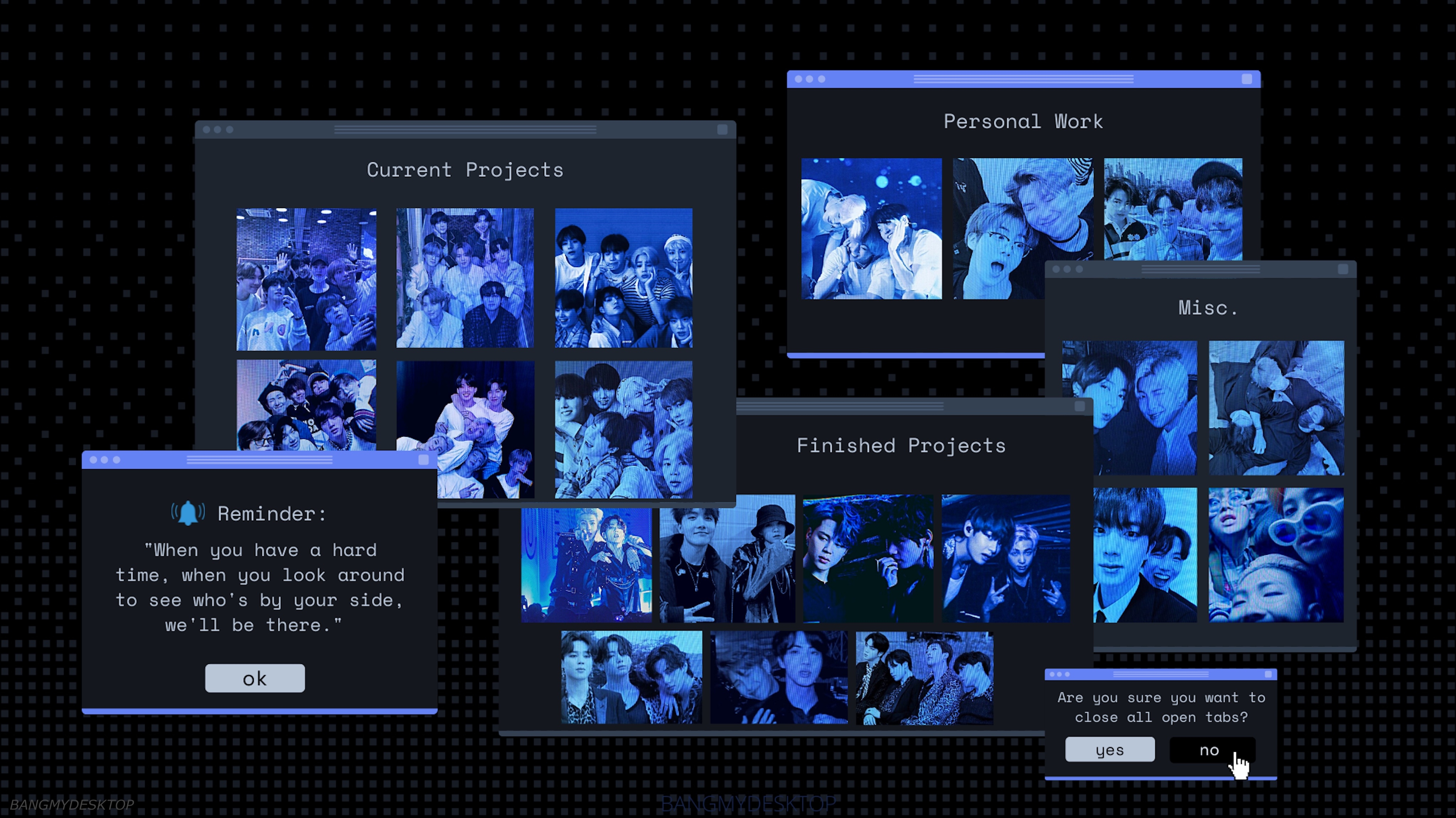 4100x2300 bts desktop wallpaper⁷ (rest) - <#ot7> OT7 Cybercore Desktop Wallpaper #BTS_Proof #BTS #Cybercore #BTSWALLPAPER #Desktop, Desktop