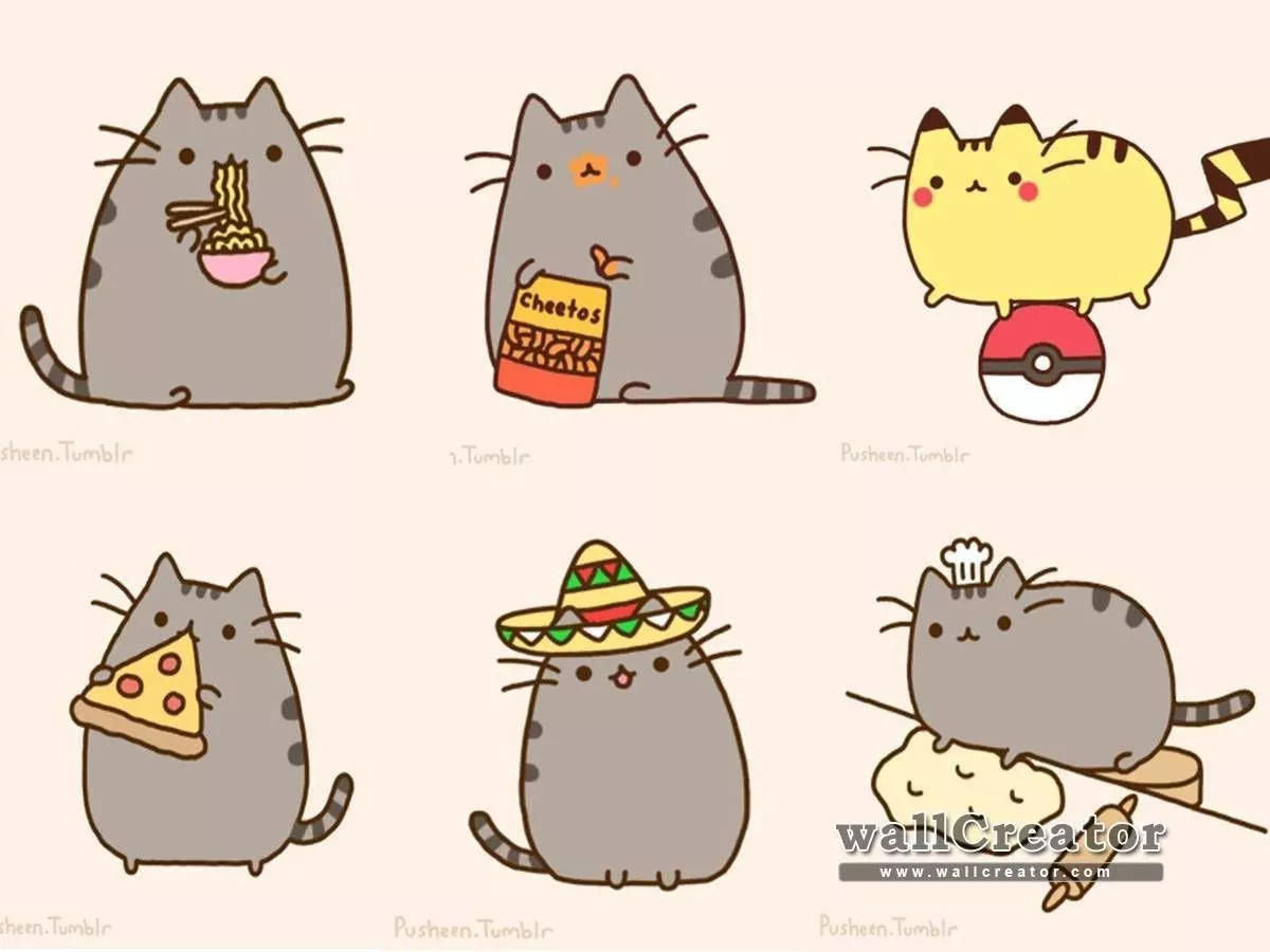 1200x900 Pusheen Wallpaper, Desktop