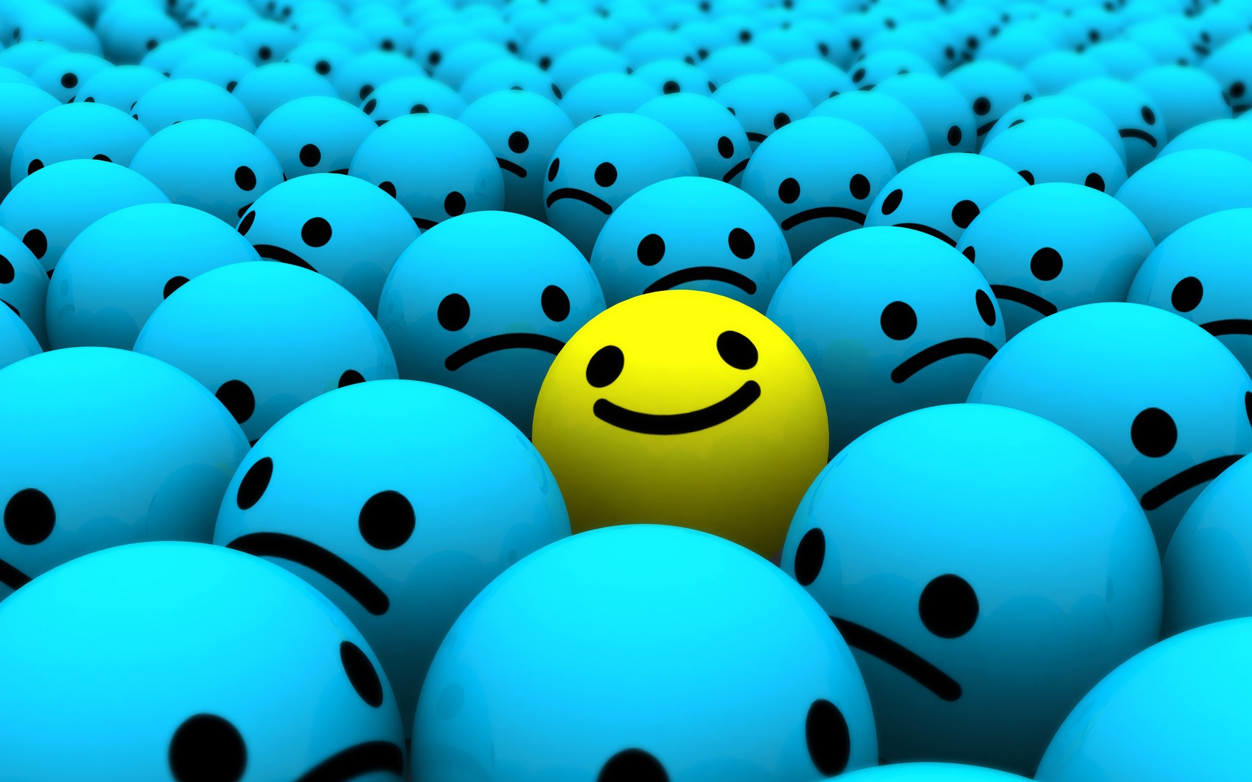 2560x1600 smiley face background, Desktop