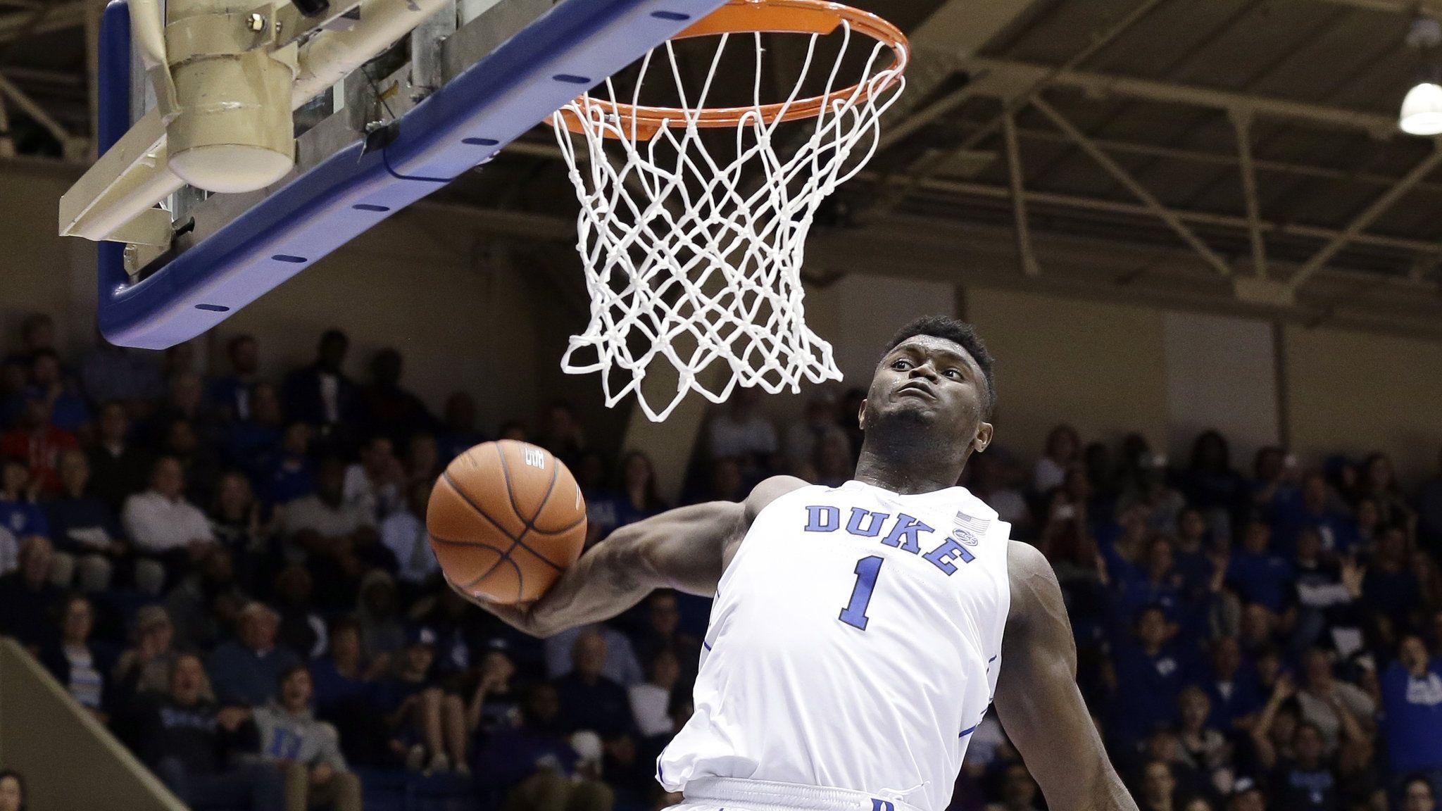 2050x1160 Alley Oop From Duke Freshman Phenom Zion Williamson Vs. EMU Is Must, Desktop