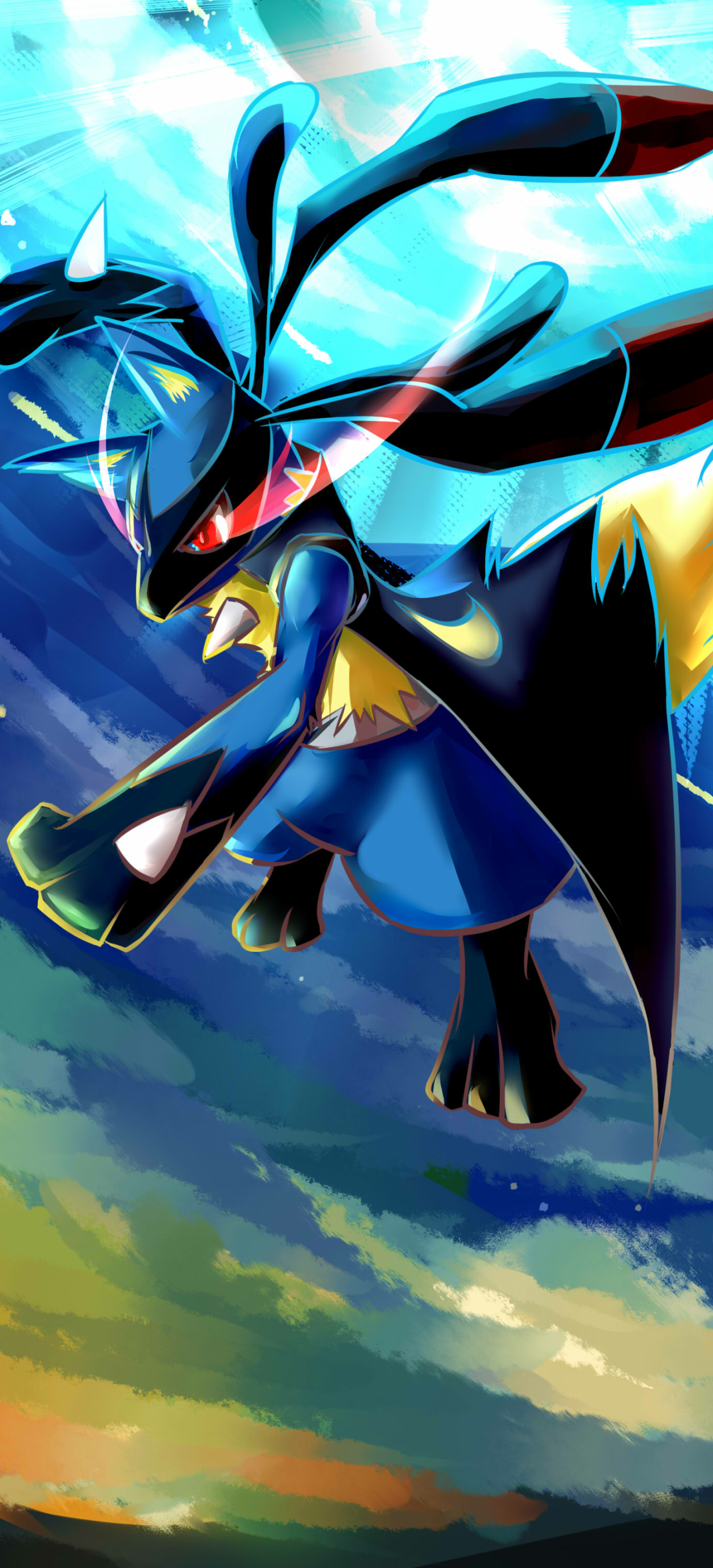 1230x2700 Lucario (Pokémon) Wallpaper, Phone Wallpaper, PFP, Gifs, and More!, Phone