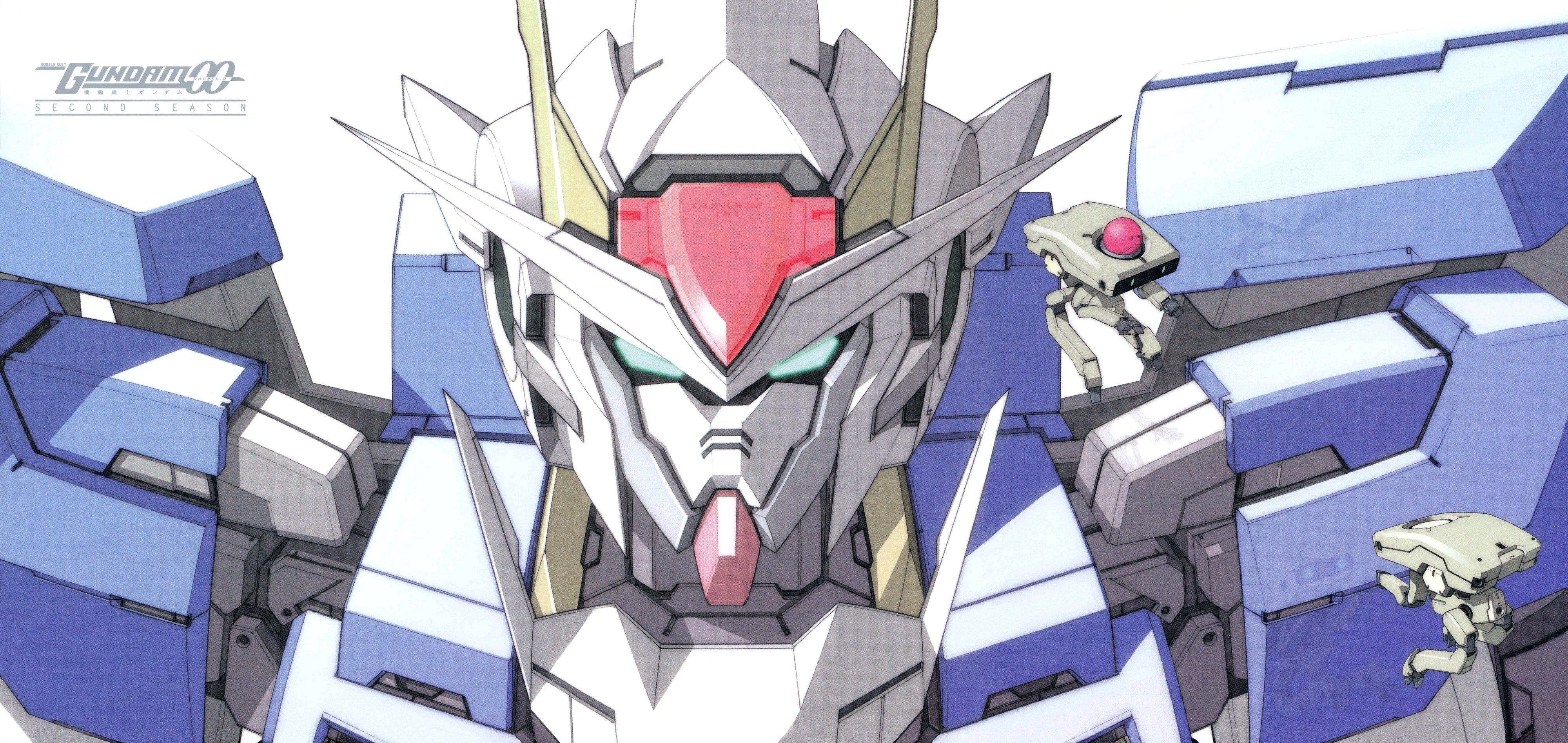 4000x1900 mobile suit gundam 00 4k ultra HD.adwallpaper.xyz, Dual Screen