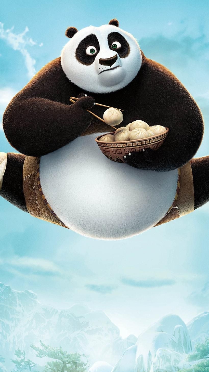 820x1460 Kung Fu Panda 3 (2016) Phone Wallpaper. Moviemania. Kung fu panda Kung fu panda, Cute panda wallpaper, Phone