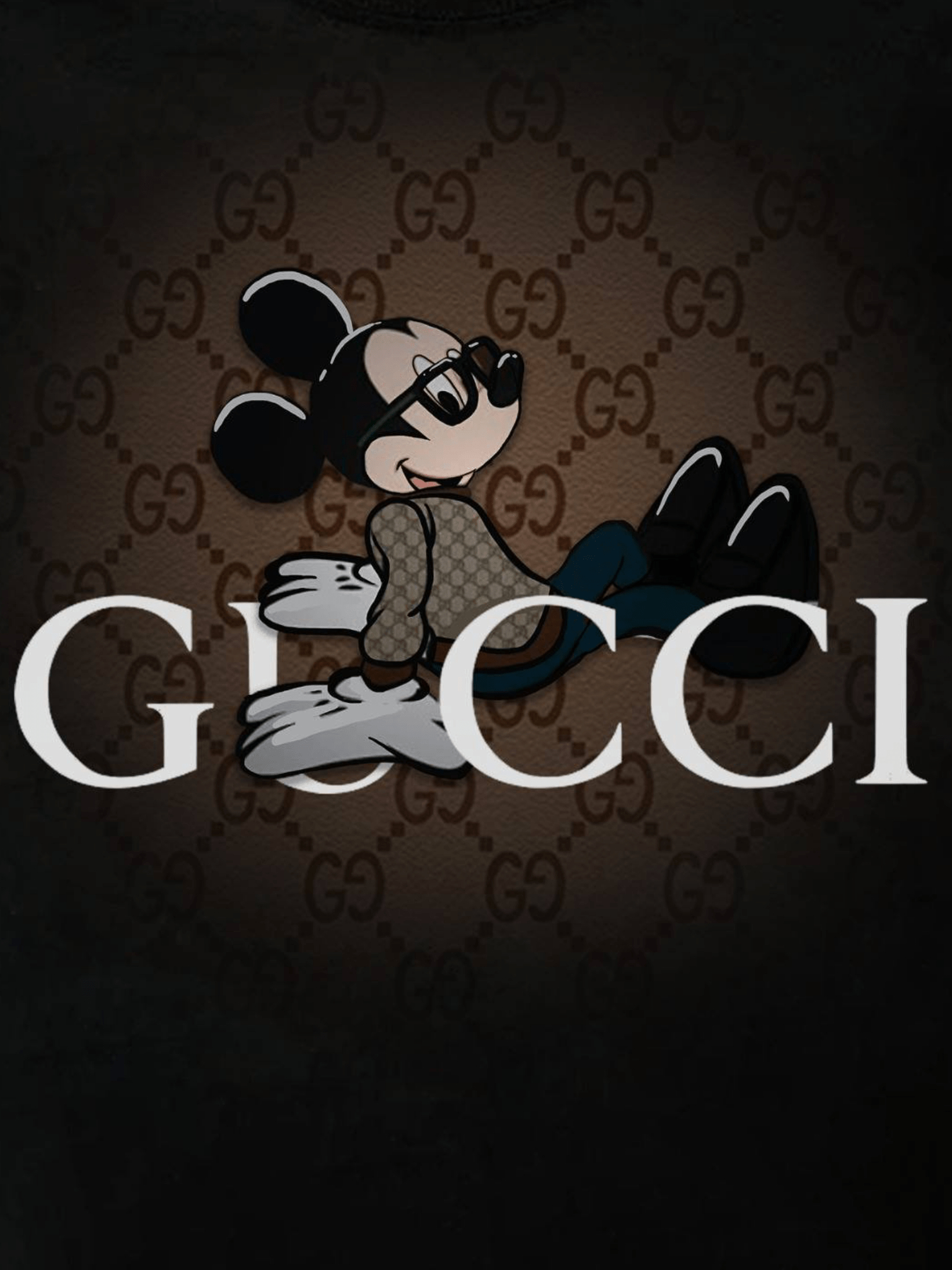 1540x2050 Mickey Mouse Gucci Logo Svg, Phone