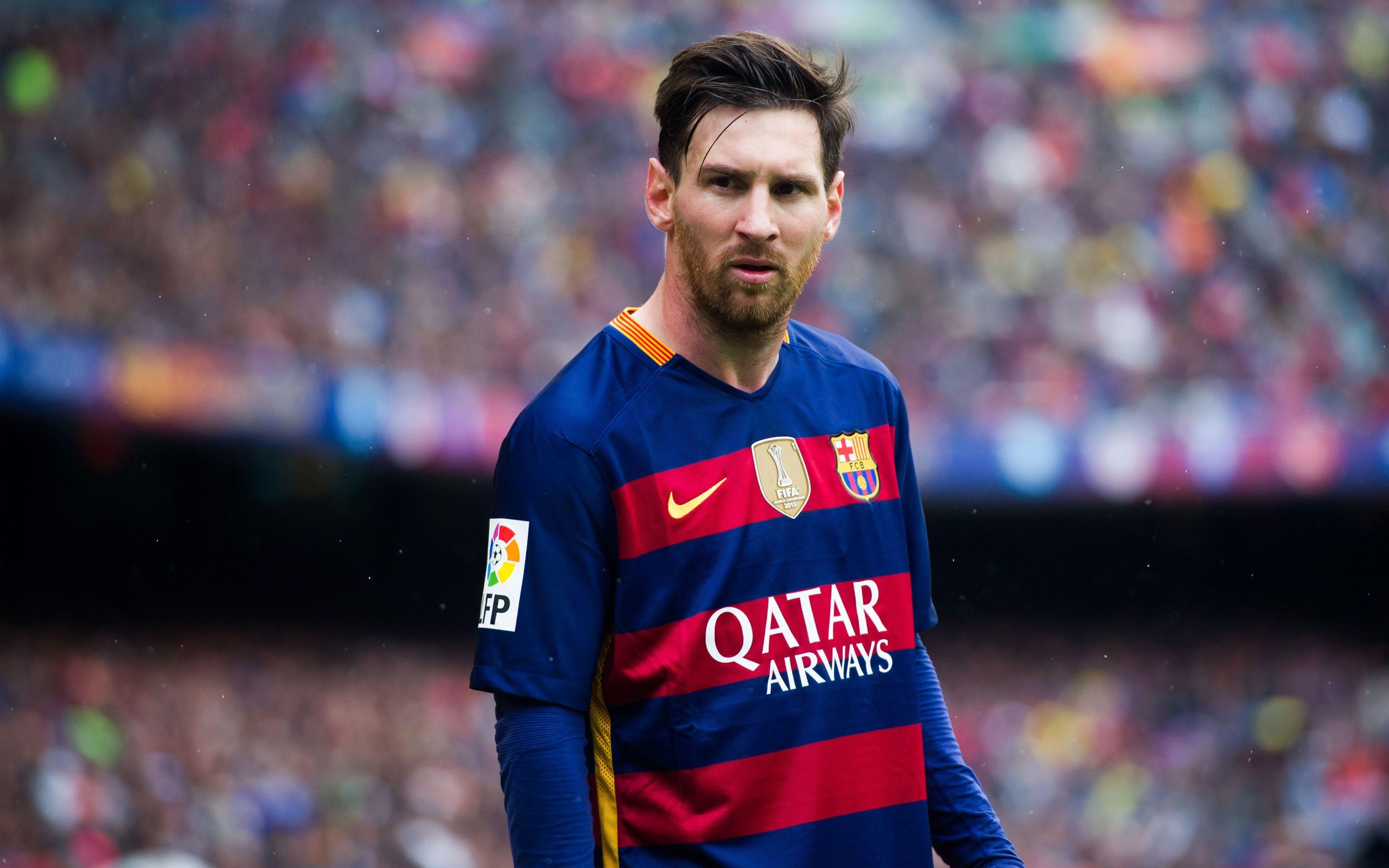 3840x2400 Lionel Messi FC Barcelona 4K Wallpaper, Desktop