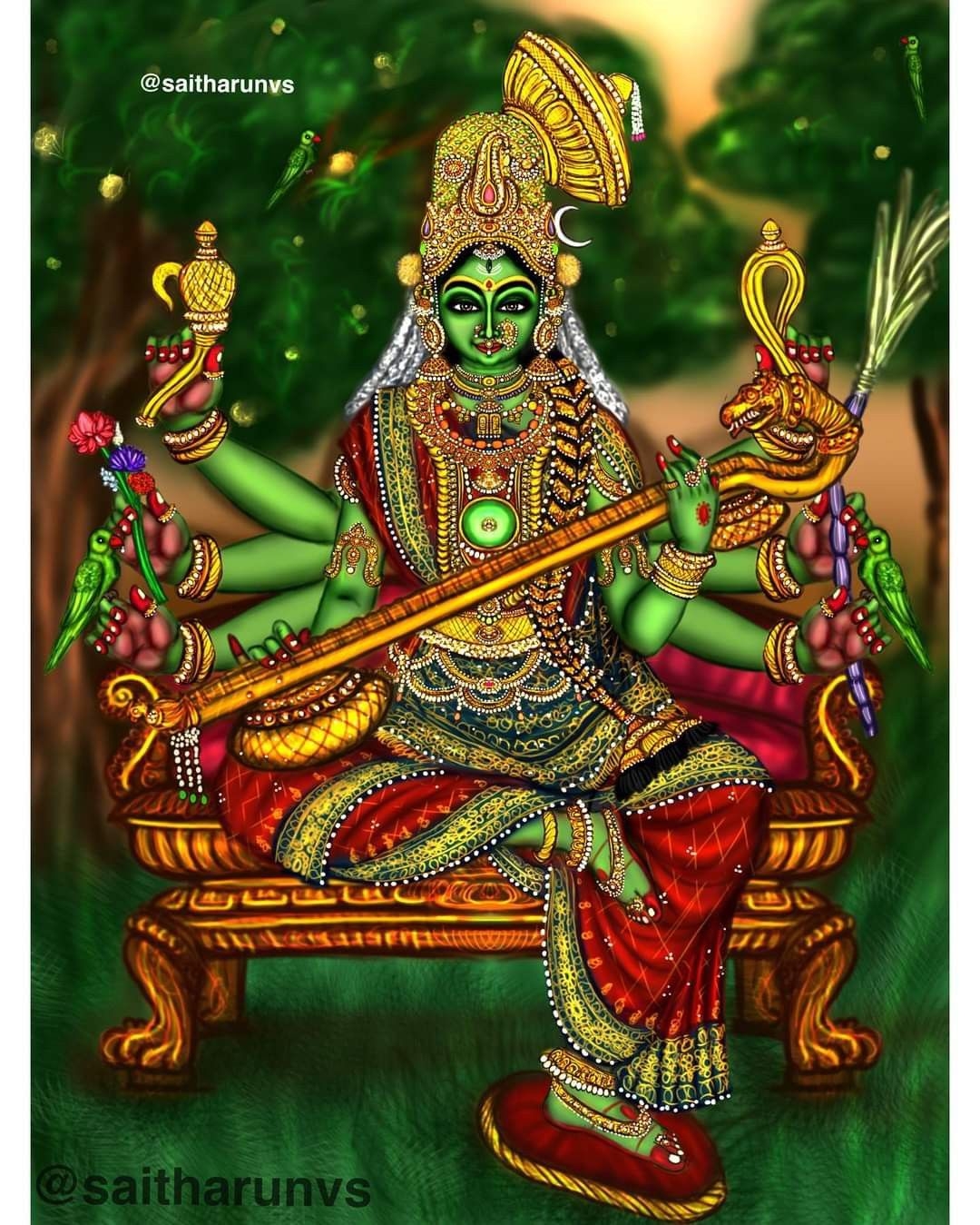 1080x1350 Matangi devi ideas. hindu art, saraswati goddess, hindu gods, Phone