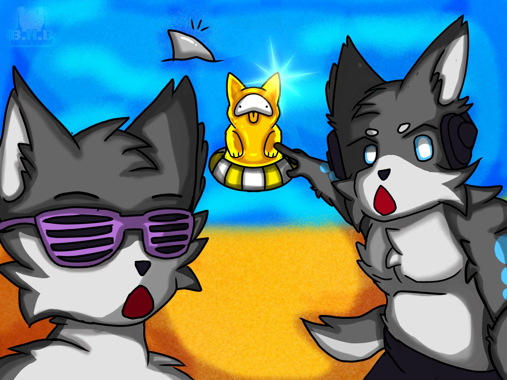 2050x1540 Togoti Origin (Commissions: 0 4) Kaiju Paradise Art Competition. Theme: Beach! #kaijuparadise, Desktop