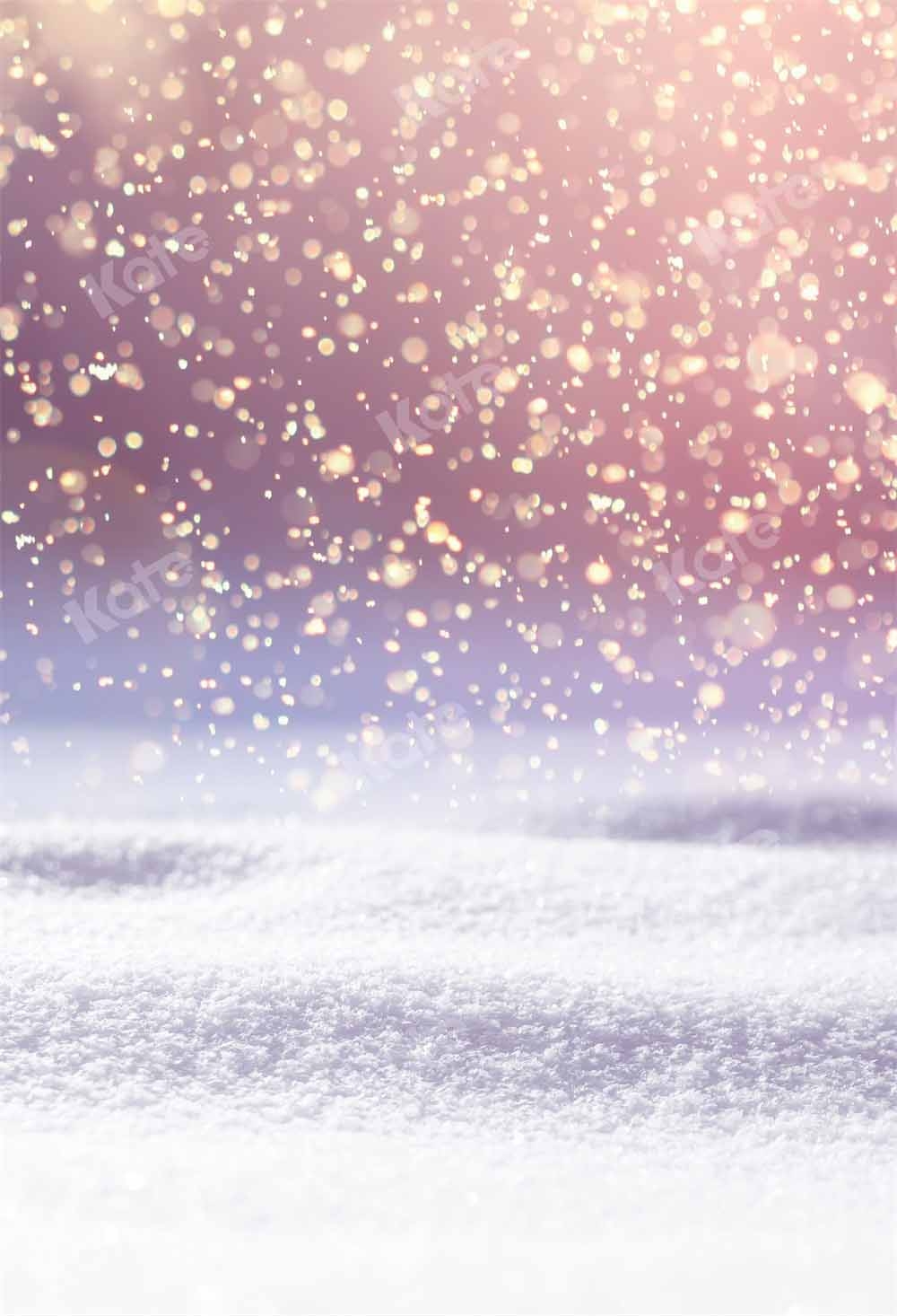 1000x1470 Kate Bokeh Winter Snowflake Backdrop for Photography, Phone