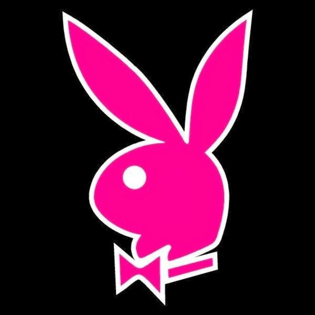 1080x1080 Playboy. Black background, Phone