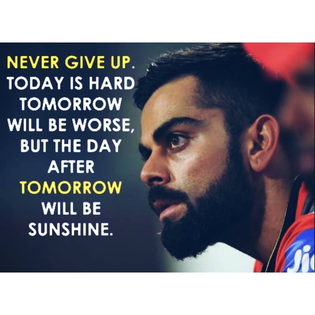 1080x1080 Virat sir quotes. Cricket quotes, Inspirational quotes with image, Virat kohli quotes, Phone