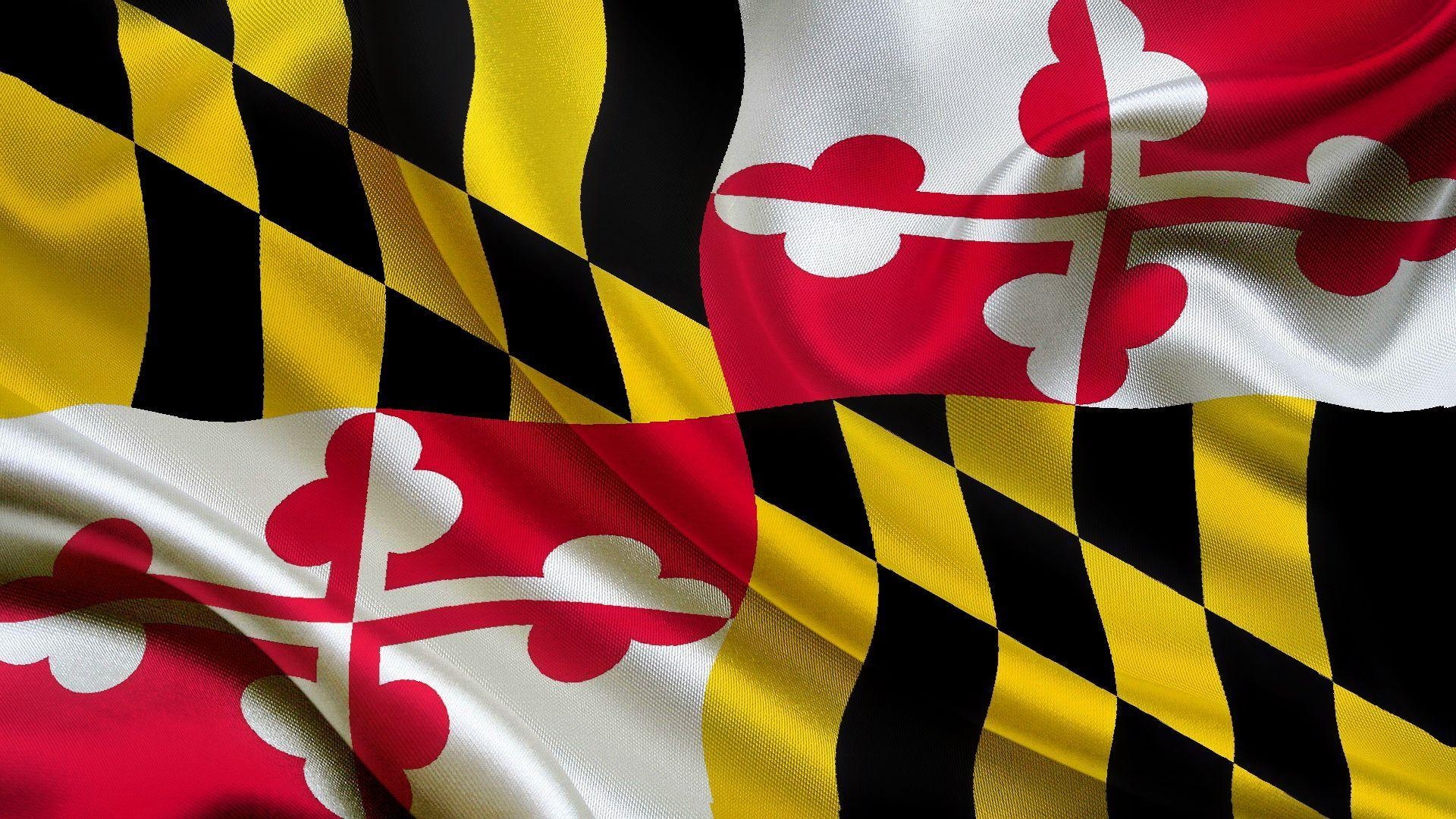 1920x1080 Maryland flag. The oustanding image is part of USA Maryland Flag, Desktop