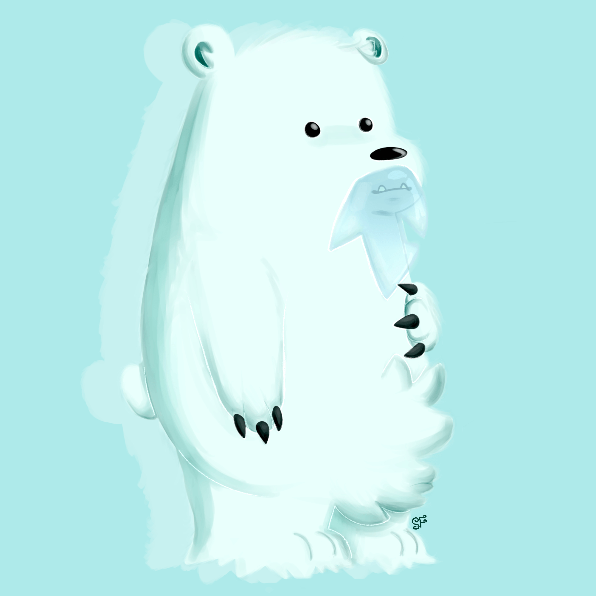 2000x2000 Ice Beartic' iPhone Case by SpikyRed. Now that's what I call art, Phone