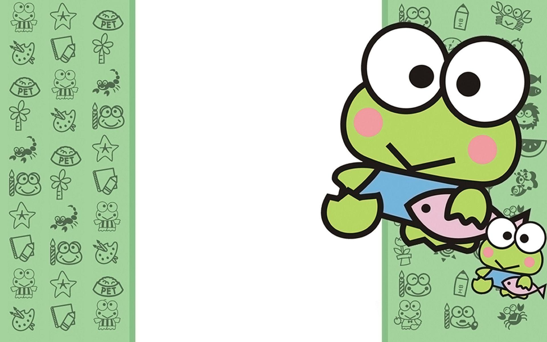 1920x1200 Keroppi green banner 1920×1200, Desktop