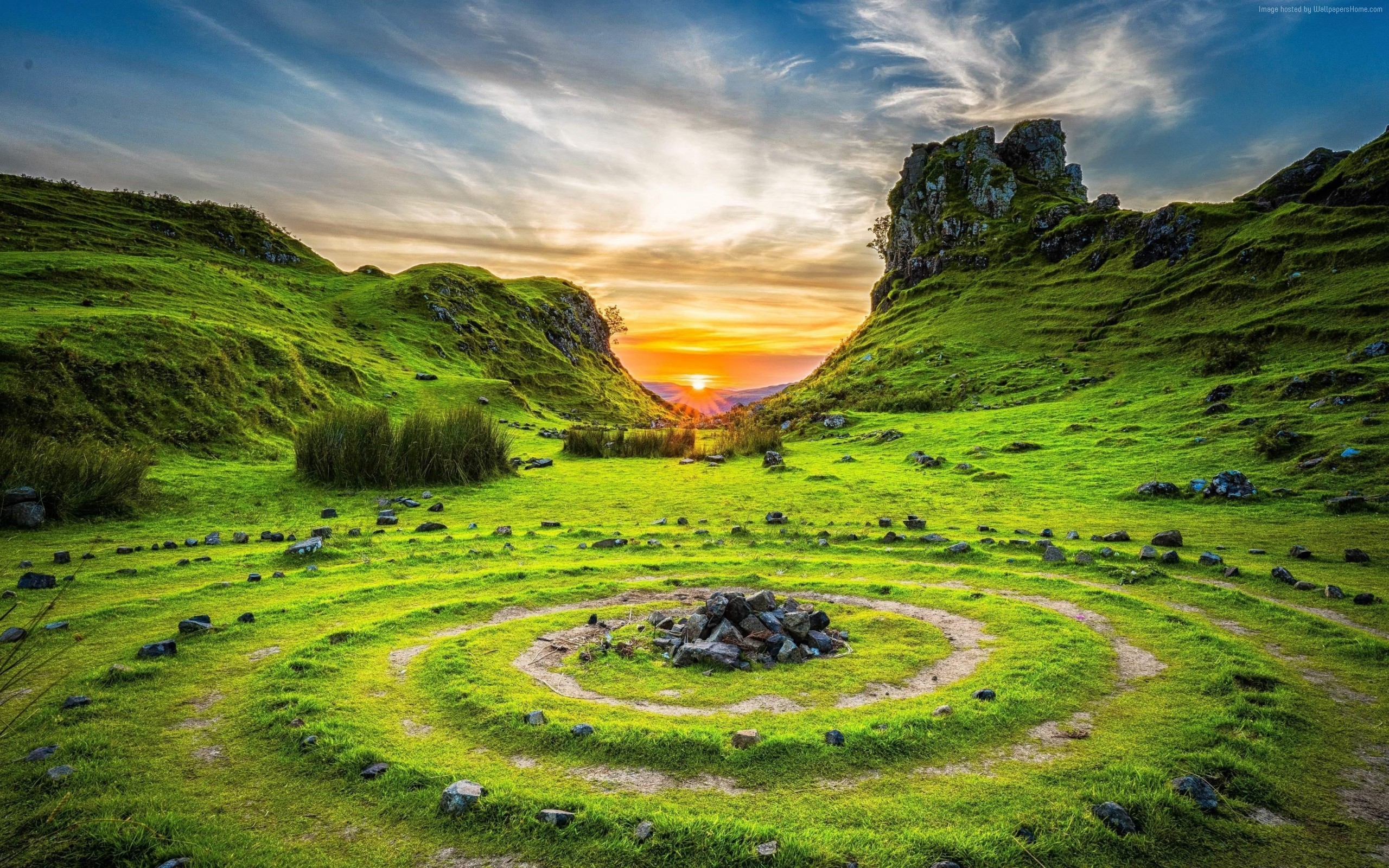 2560x1600 Wallpaper Fairy Glen, Isle of Skye, Scotland, Nature, Desktop, Desktop