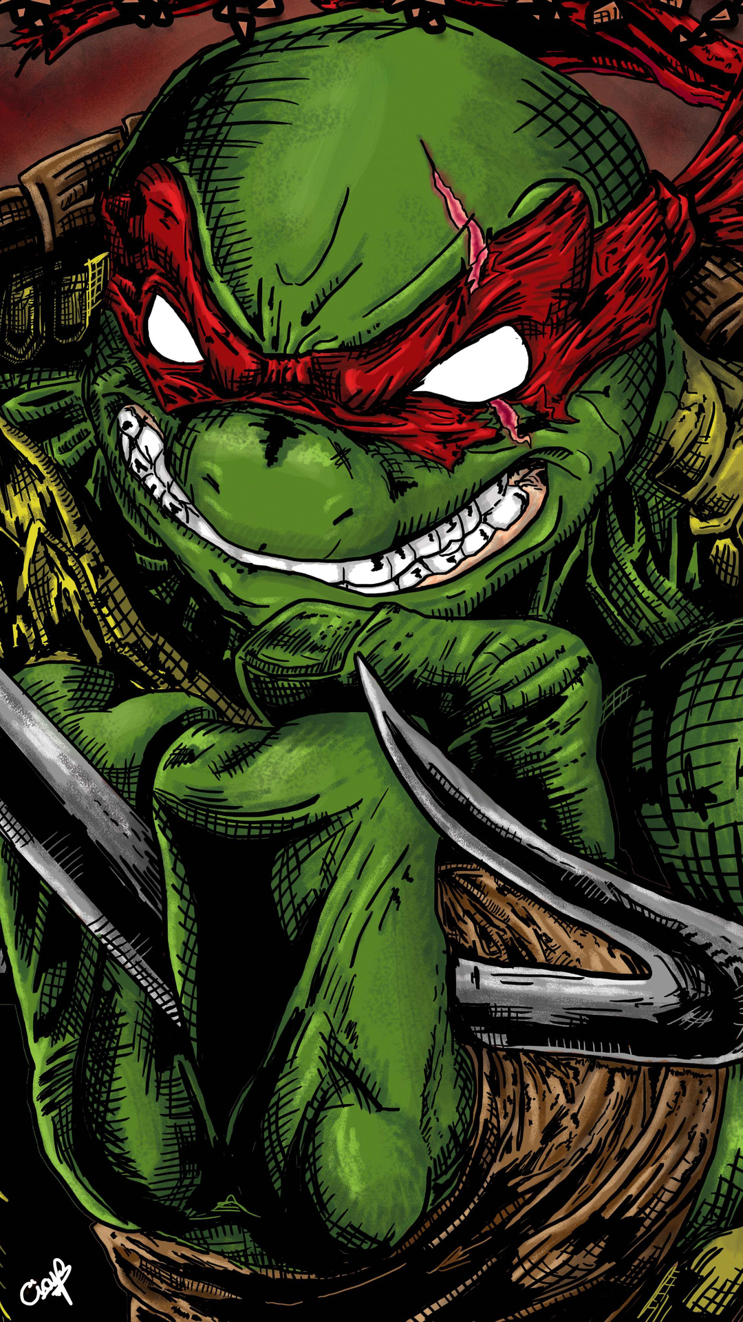 1080x1920  teenage mutant ninja turtles, ninja turtle, hd, artwork, digital art, artist, superheroes for iPhone 8 wallpaper, Phone