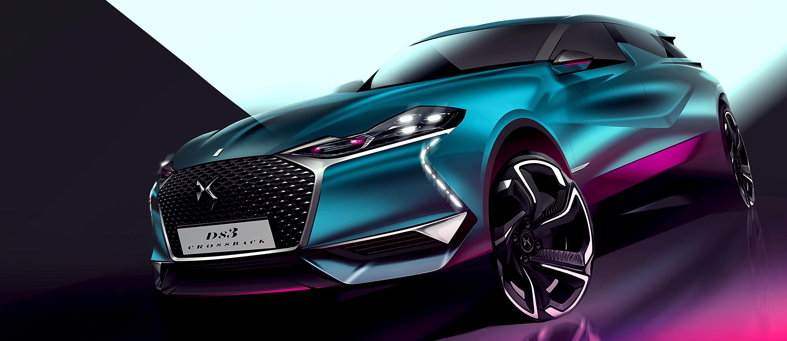 3000x1300 DS 3 Crossback quality free high resolution car, Dual Screen