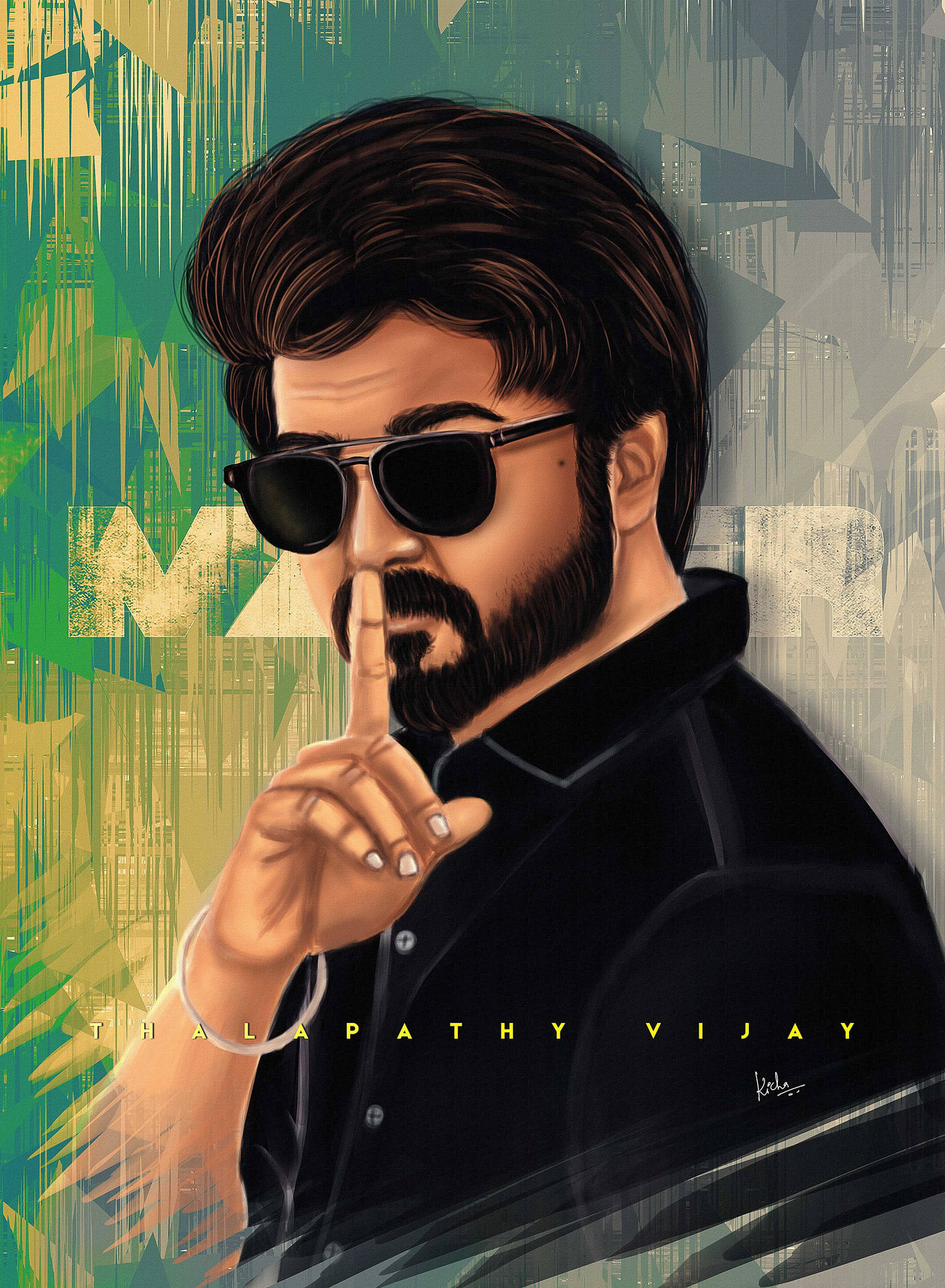 1410x1920 Vijay Thalapathy HD Art Wallpaper, Phone