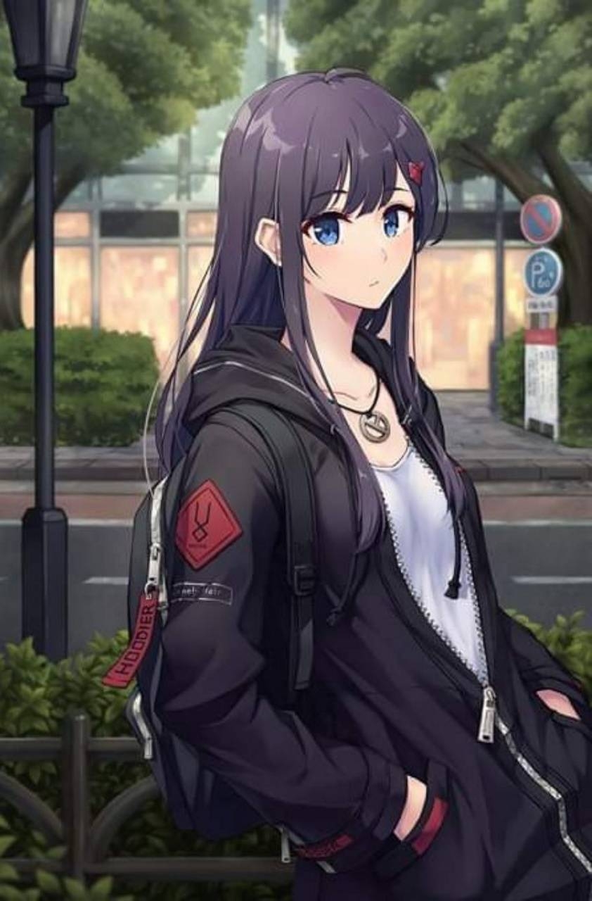 850x1280 Anime Girl Cool, Phone