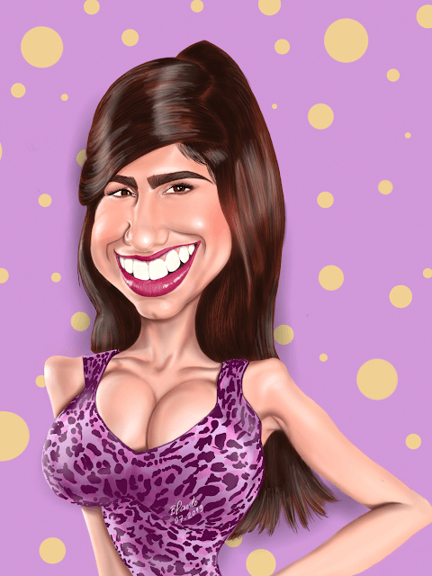 480x640 Mia khalifa mobile cartoon wallpaper, Phone