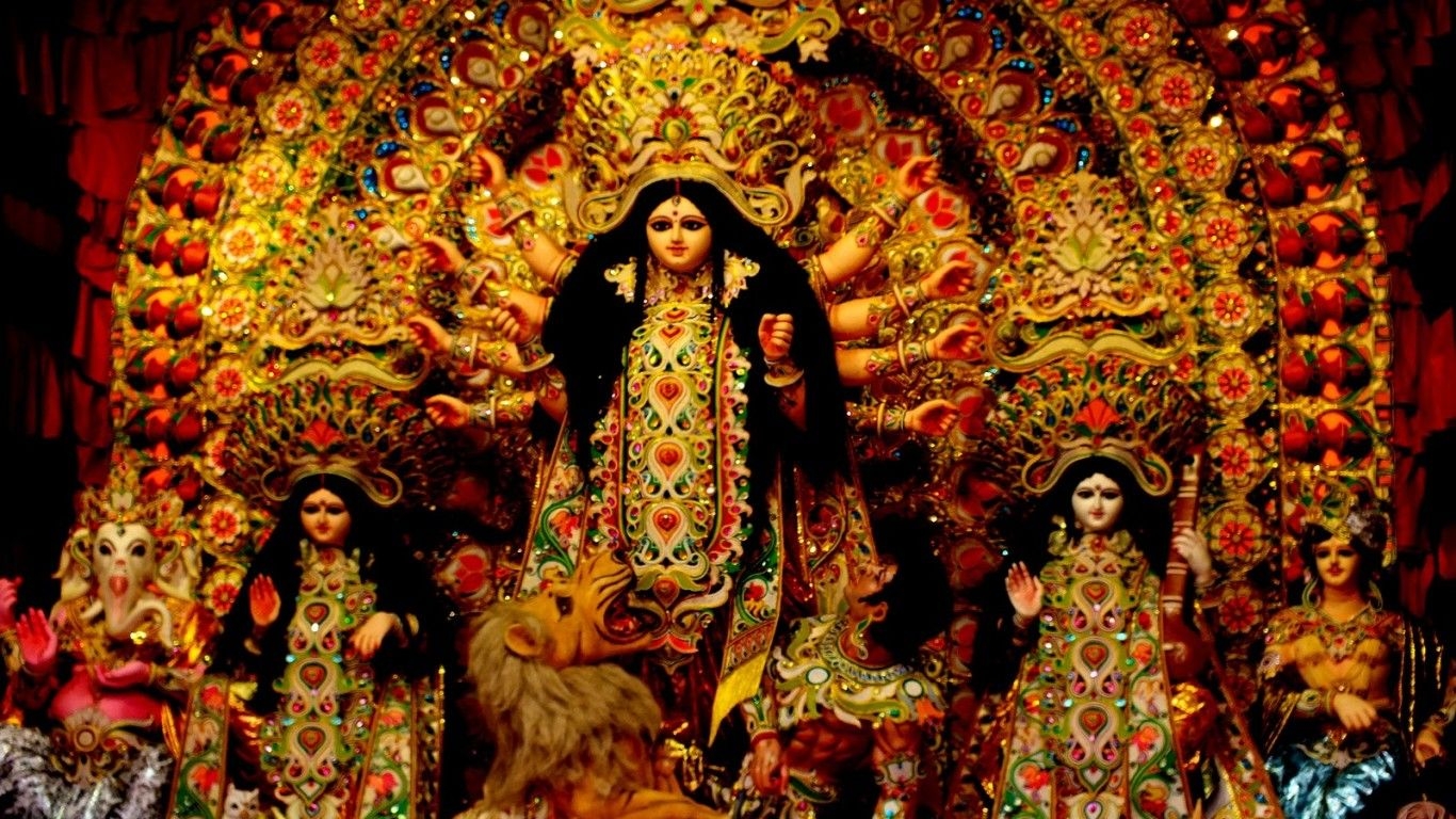 1370x770 Maa Durga image, Maa Durga wallpaper, Maa Durga photo, Maa Durga HD wallpaper, Desktop