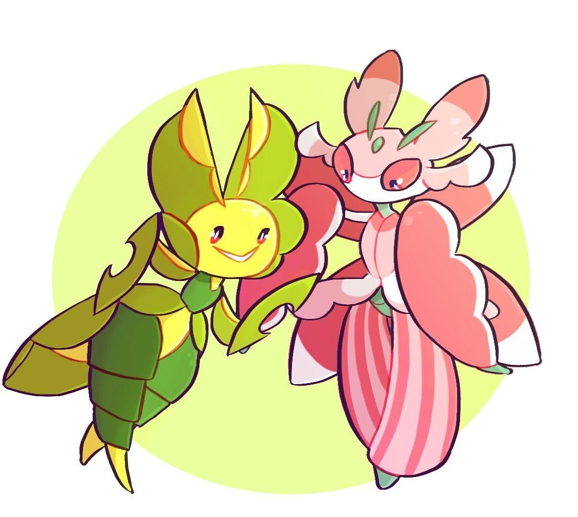 1150x1030 Leavanny and Lurantis. leavanny. Pokémon, Desktop