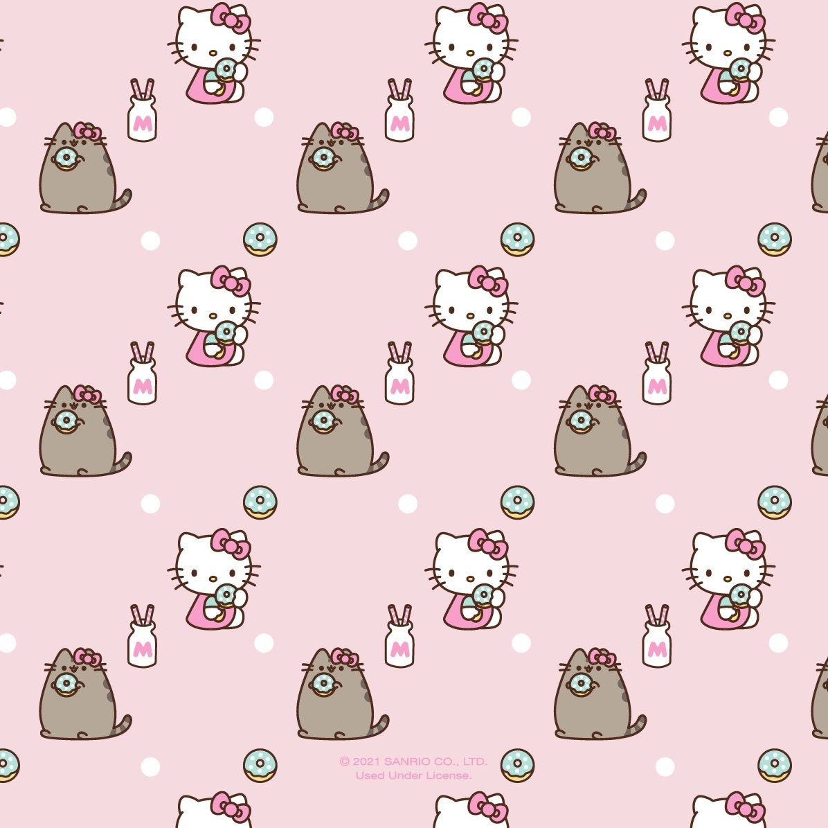 1200x1200 Hello Kitty this iconic duo on the go with new background for your phone, Desktop