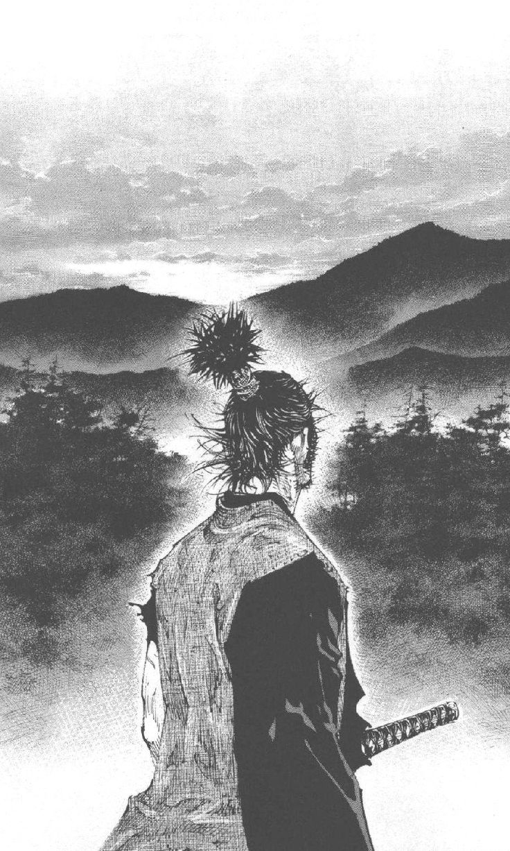 740x1230 v o i d. Vagabond manga, Samurai art, Samurai artwork, Phone