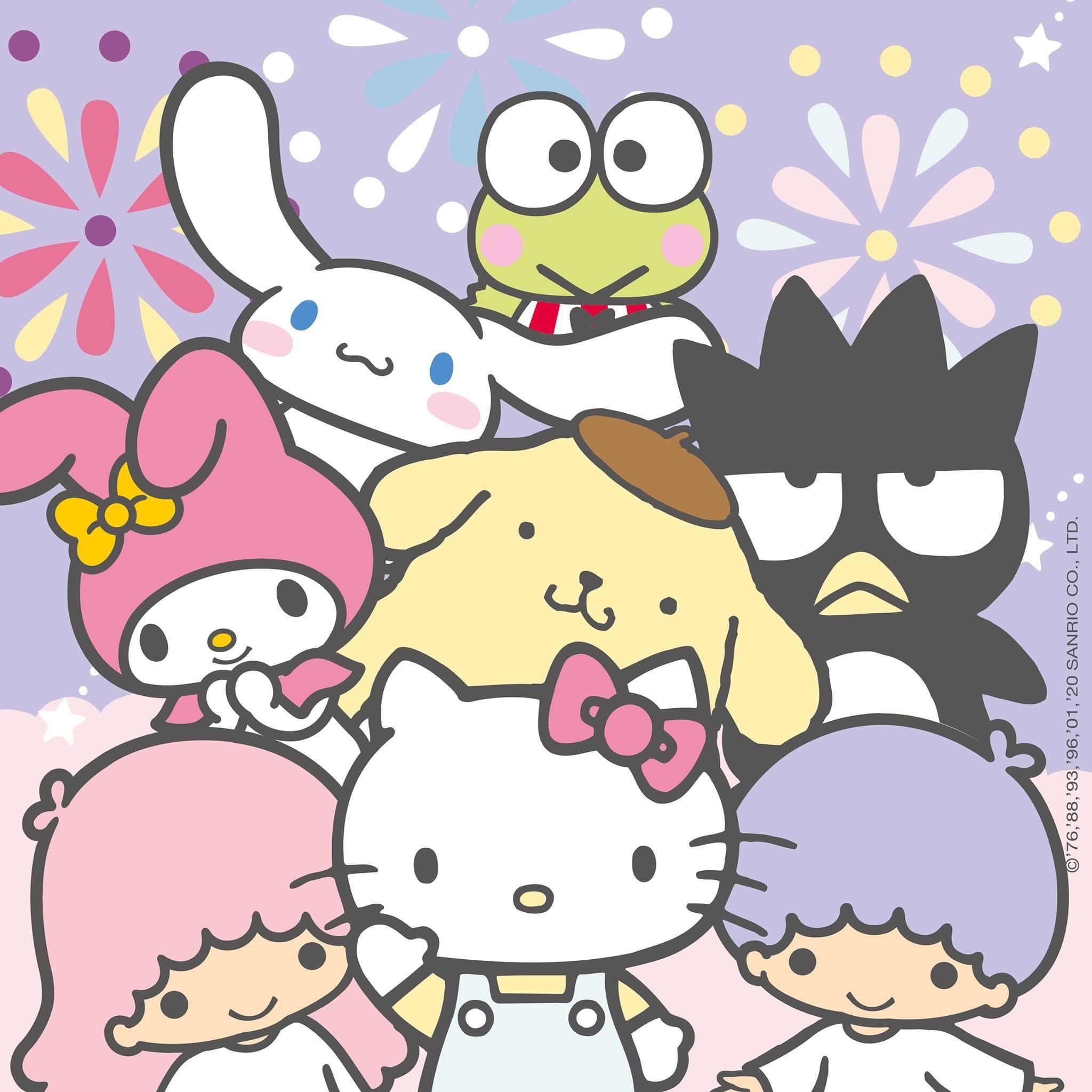 2050x2050 Sanrio #HappyNewYear. Walpaper hello kitty, Hello kitty background, Hello kitty iphone wallpaper, Phone