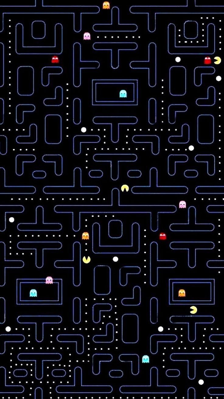 740x1310 pacman. Art wallpaper, Smartphone wallpaper, Aesthetic iphone wallpaper, Phone